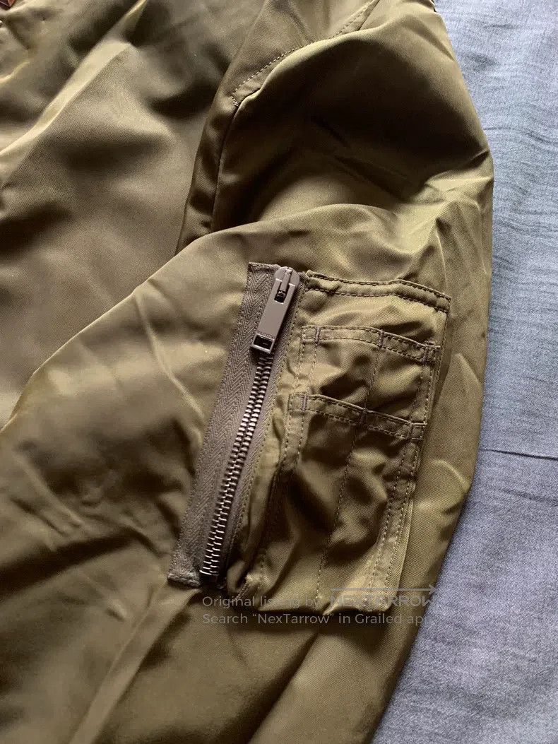 Valentino Valentino Willow Nail Air Force Bomber Jacket Size US M / EU 48-50 / 2 - 5 Thumbnail