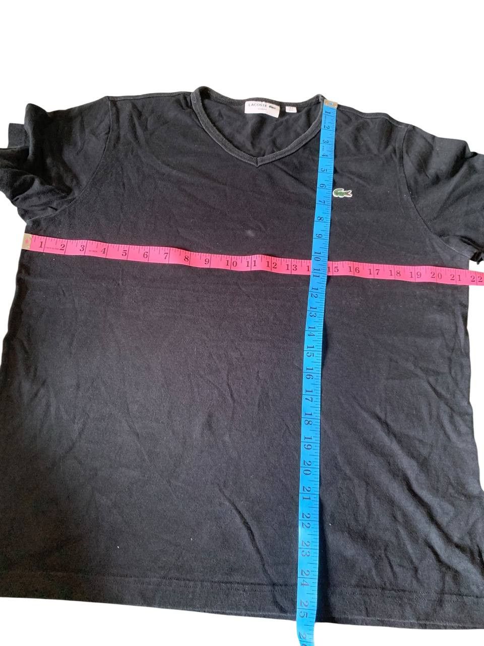 Lacoste Lacoste Black V neck T-shirt Rare medium Size US M / EU 48-50 / 2 - 4 Thumbnail