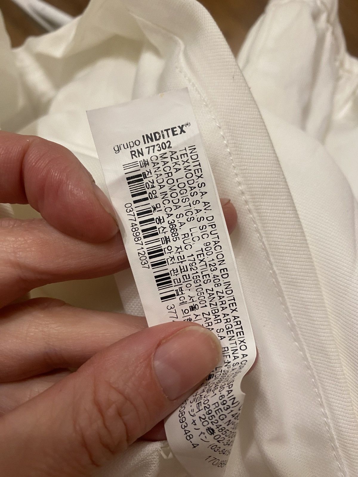 Zara ZARA White Mini Dress Puff Sleeve New Size M / US 6-8 / IT 42-44 - 8 Thumbnail