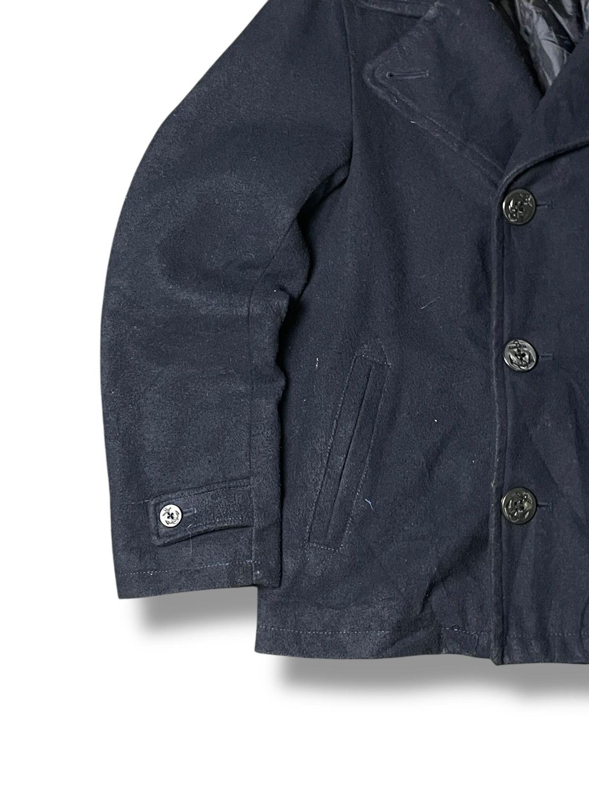 Japanese Brand × Vintage Sevendays Sunday Double Breasted Wool Coat (3) Size US L / EU 52-54 / 3 - 7 Thumbnail