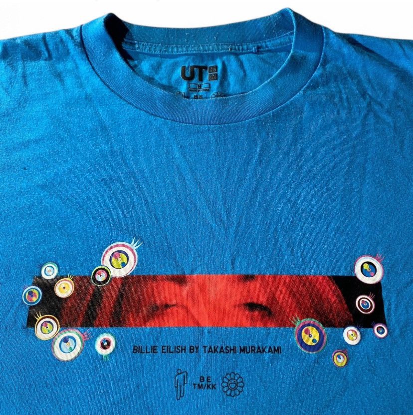 Billie Eilish × Takashi Murakami × Uniqlo Takashi Murakami x Billie Eilish 2020 Uniqlo UT Collab Tee Size US L / EU 52-54 / 3 - 2 Thumbnail