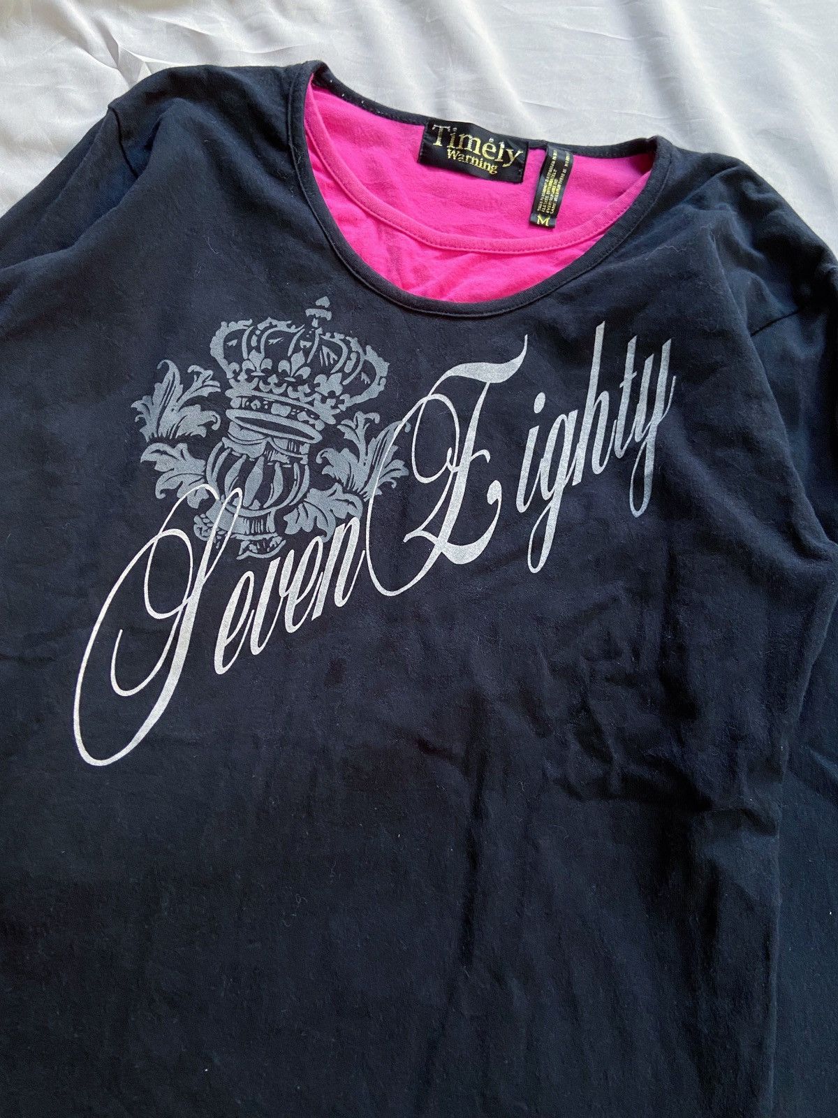 Japanese Brand SEVEN LIGHTY DOUBLE LAYER STYLE LONG SLEEVE Size US M / EU 48-50 / 2 - 4 Thumbnail
