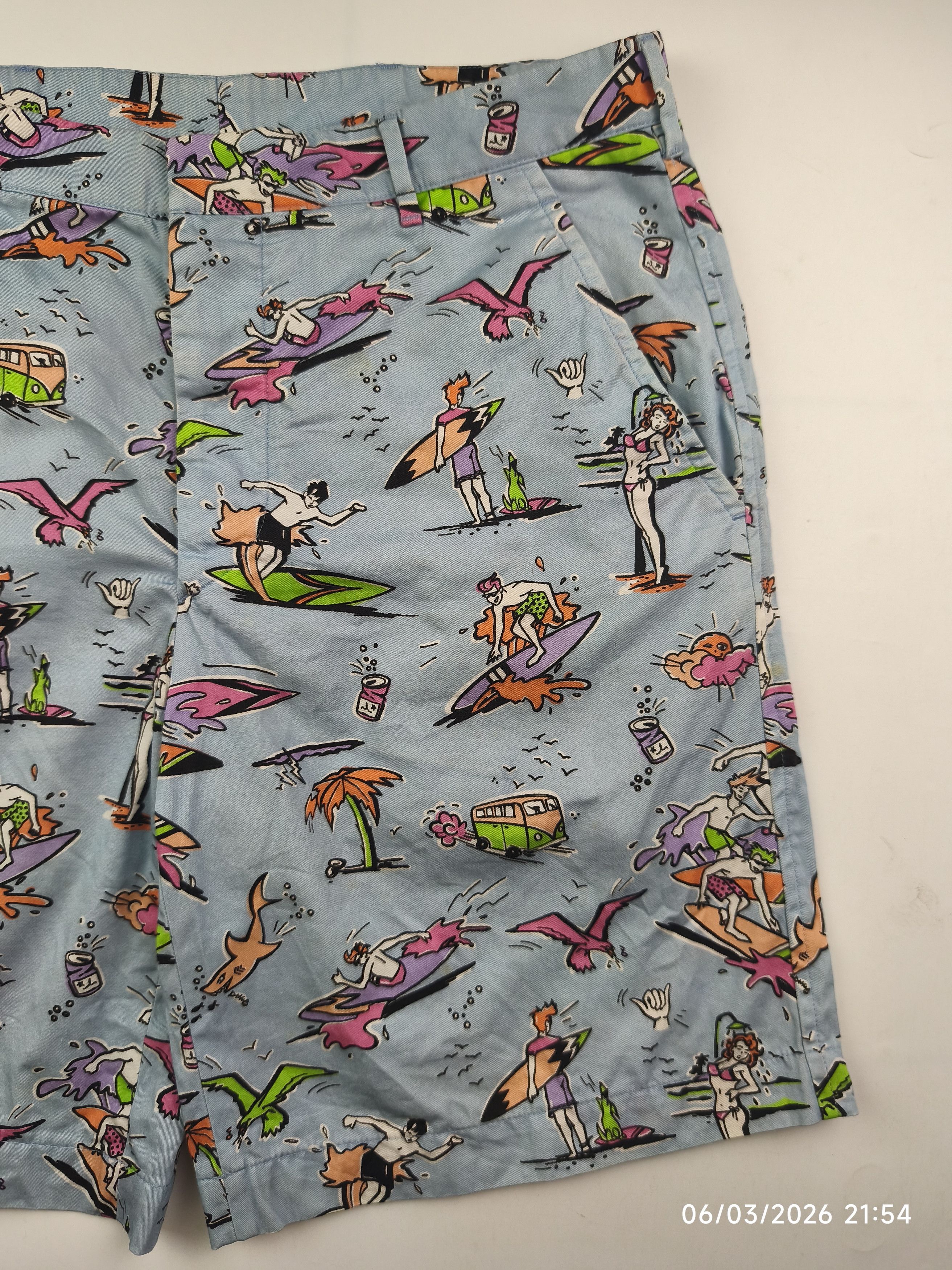 Prada Prada S/S 12 - surf print short Size US 33 - 6 Thumbnail