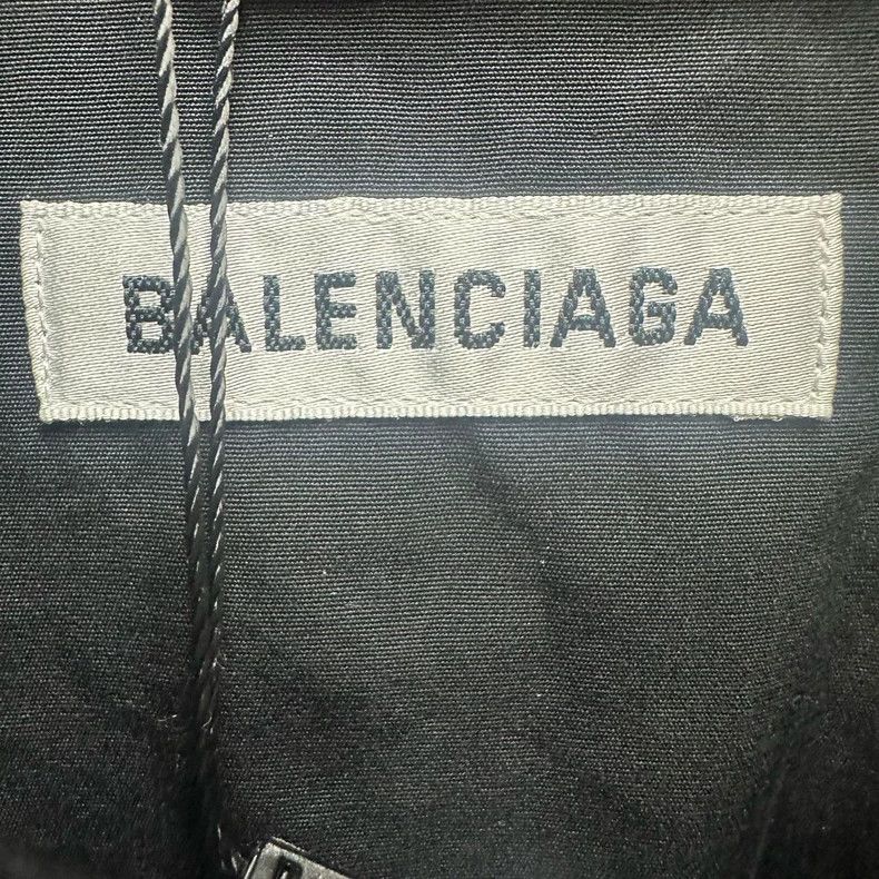 Other Balenciaga Embroidered Logo Classic Washed Black Irregular Size US XS / EU 42 / 0 - 4 Thumbnail