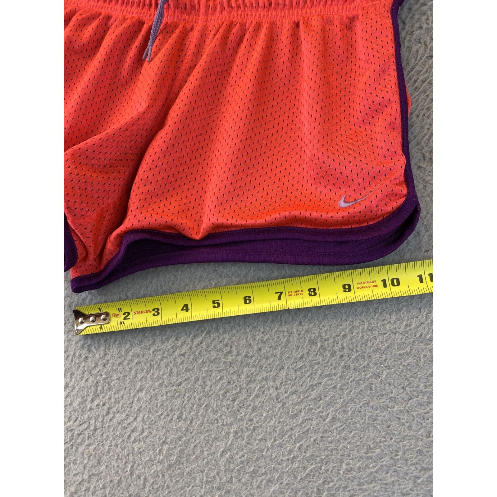 Nike NIKE Dri-Fit Running Shorts Womens Small Coral Hot 87-72 Activewear Elastic Waist Size 28" / US 6 / IT 42 - 7 Thumbnail