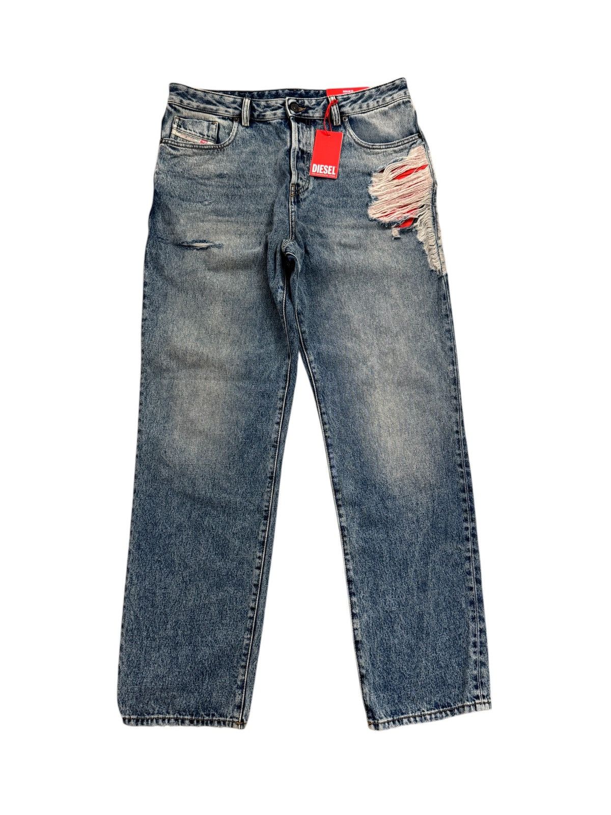 Diesel 🔥450$ Diesel 1955 D-Rekiv Straight Jeans/Diesel Rekiv Jeans Size US 34 / EU 50 - 1 Thumbnail
