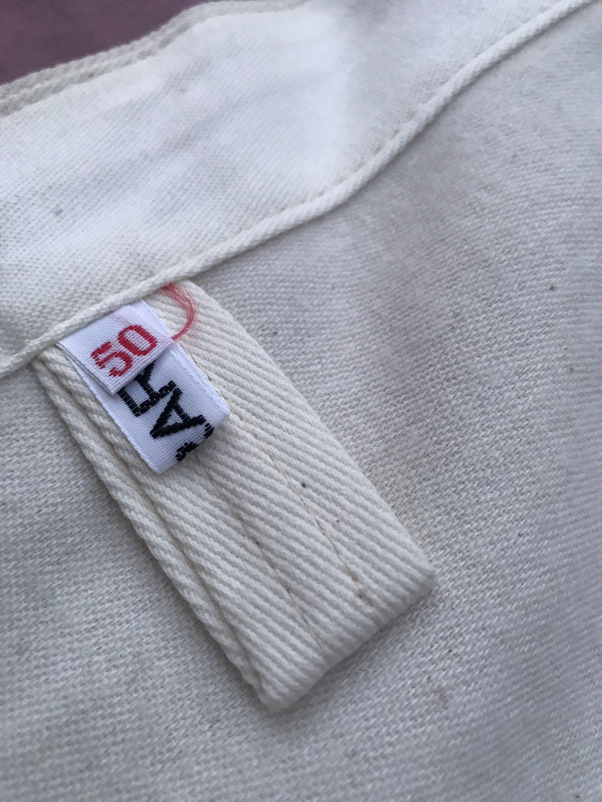 Other OFF-WHITE THICK COTTON SATEEN AND FLANNEL CHORE PANTS Size US 35 - 9 Thumbnail