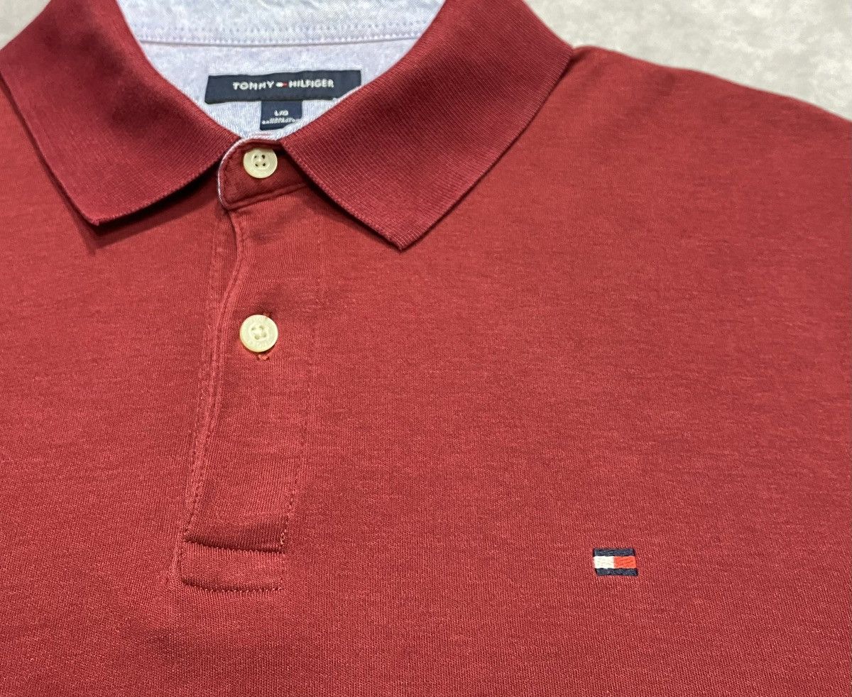 Tommy Hilfiger Vintage Tommy Hilfiger Cardinal 85 Collection Polo Shirt Size US L / EU 52-54 / 3 - 2 Thumbnail