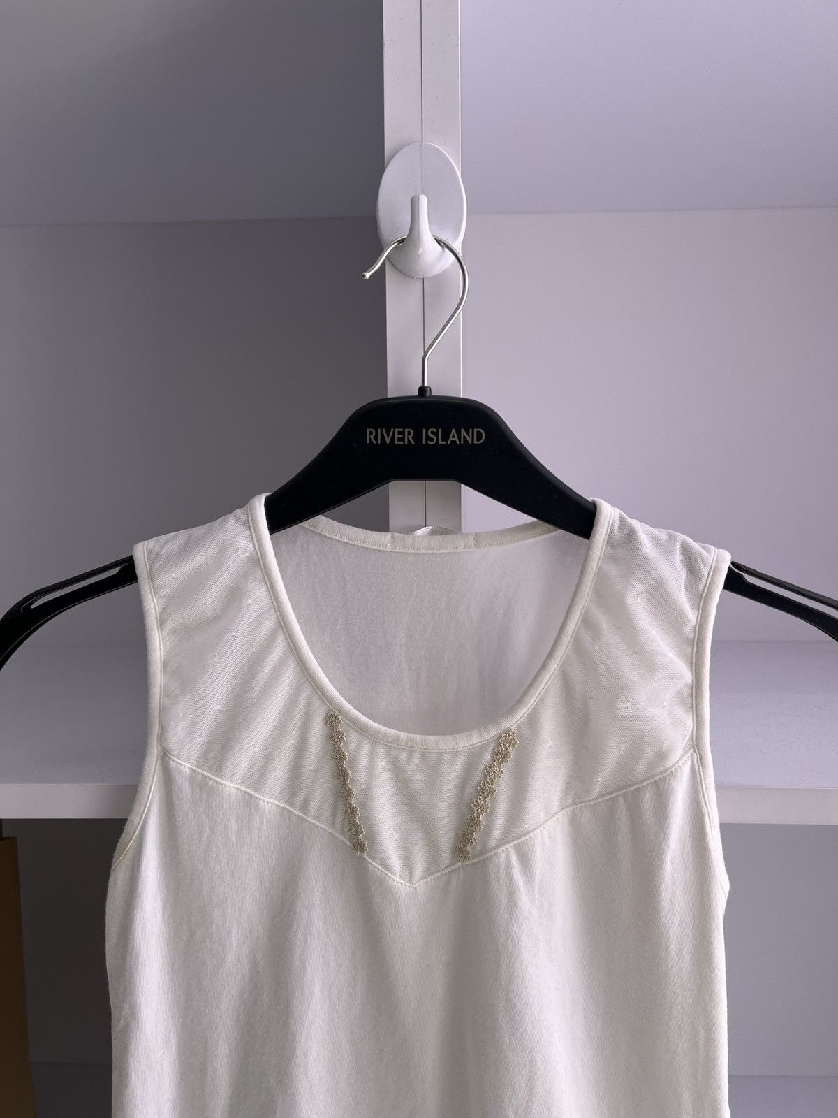 La Perla × Vintage Vintage La Perla Women's white Sleeveless Size S / US 4 / IT 40 - 5 Thumbnail