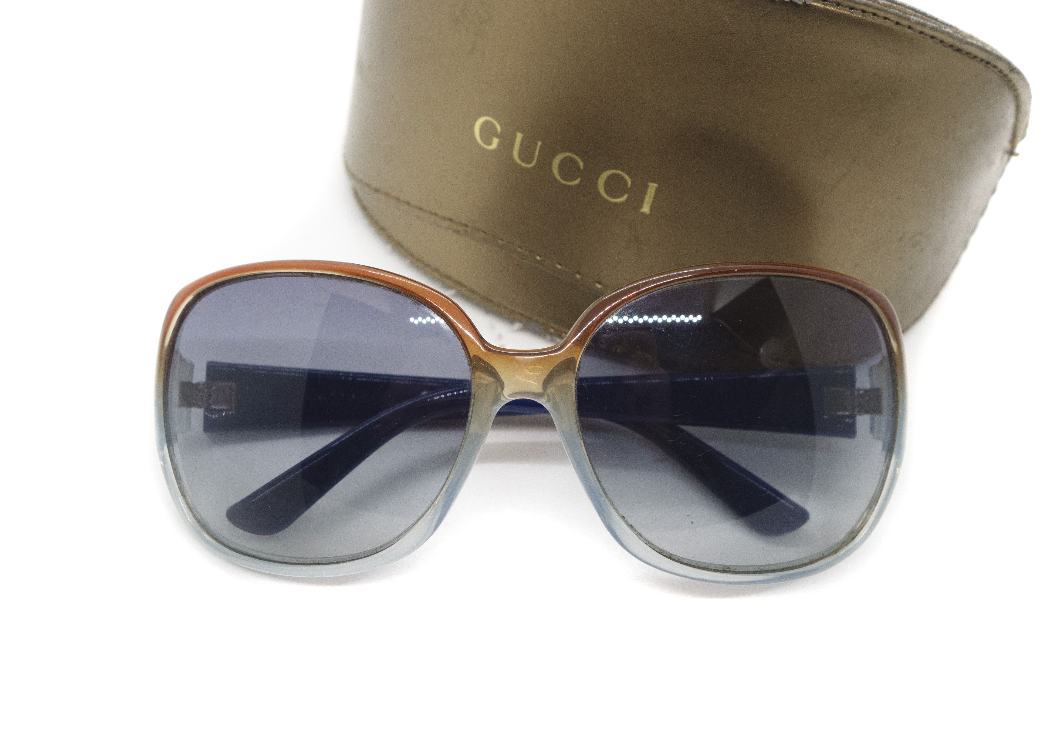 Gucci 00S Tom Ford Era Gradient GG Logo Sunglasses Vintage Size ONE SIZE - 1 Thumbnail