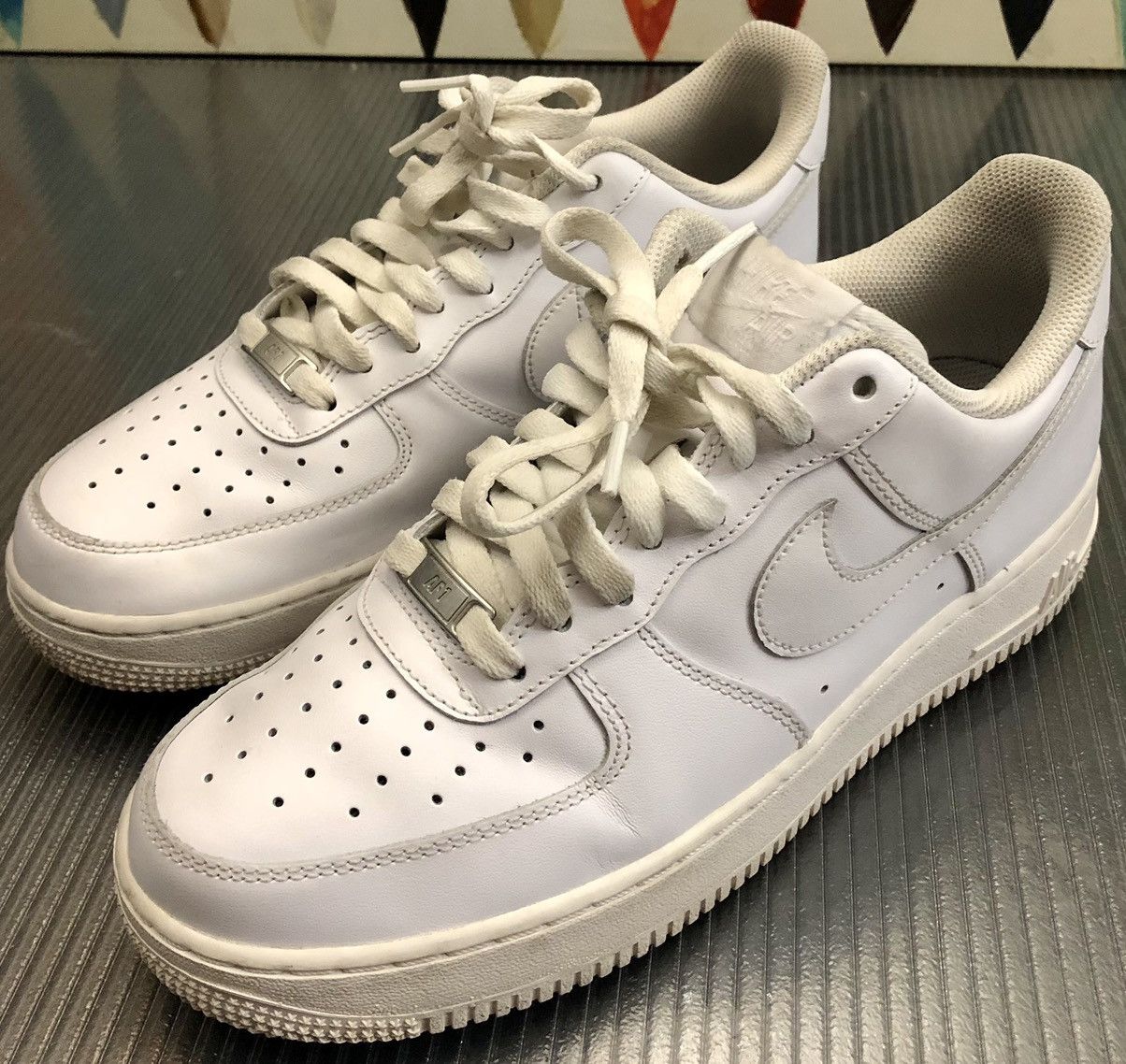 Nike Air Force 07 Triple White Womens low 10 US men