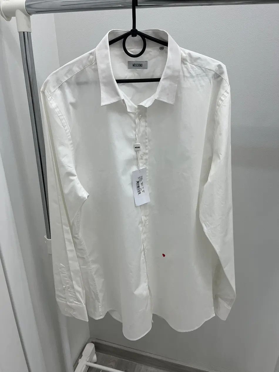 Moschino Moschino Classic Cotton Heart Button Up Shirt Size US L / EU 52-54 / 3 - 1 Thumbnail