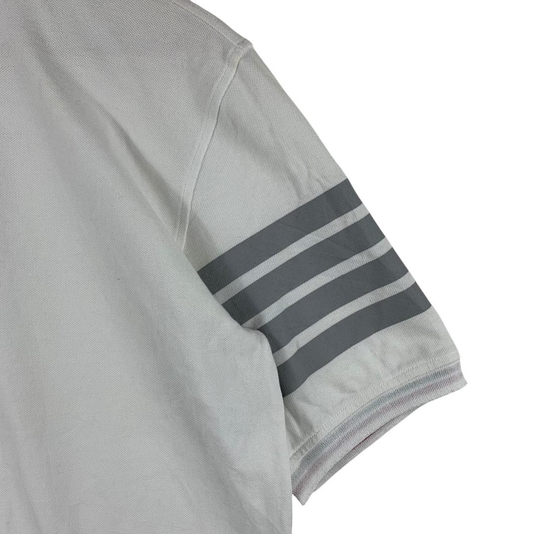 Thom Browne THOM BROWNE White polo tee Size US M / EU 48-50 / 2 - 7 Thumbnail