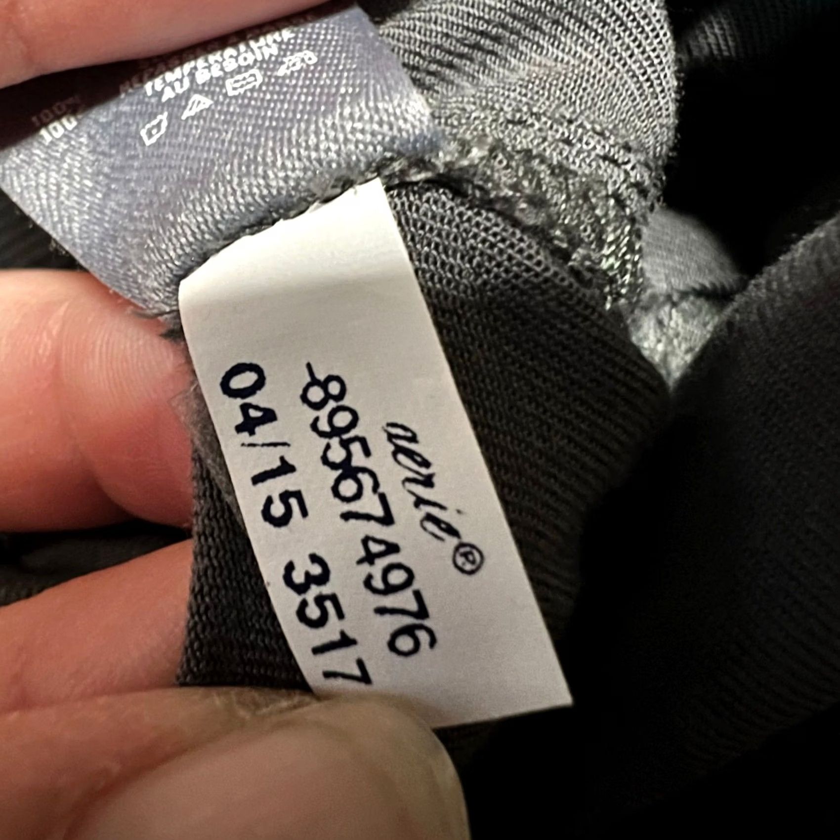 Vintage Aerie Pants Jogger Gray Cargo Pull On Drawstring Womens Large L Size 36" / US 14 / IT 50 - 5 Thumbnail