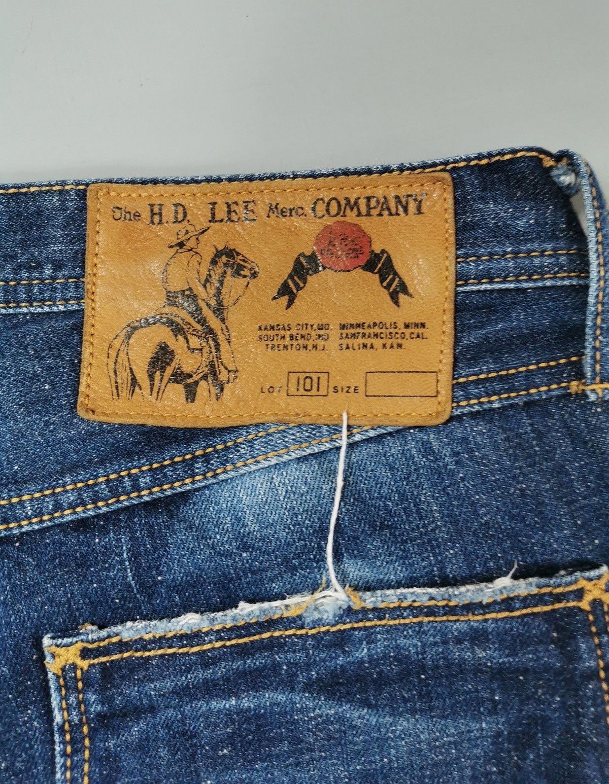 Lee Lee Cowboy 101 Denim Jeans Size US 36 / EU 52 - 5 Thumbnail