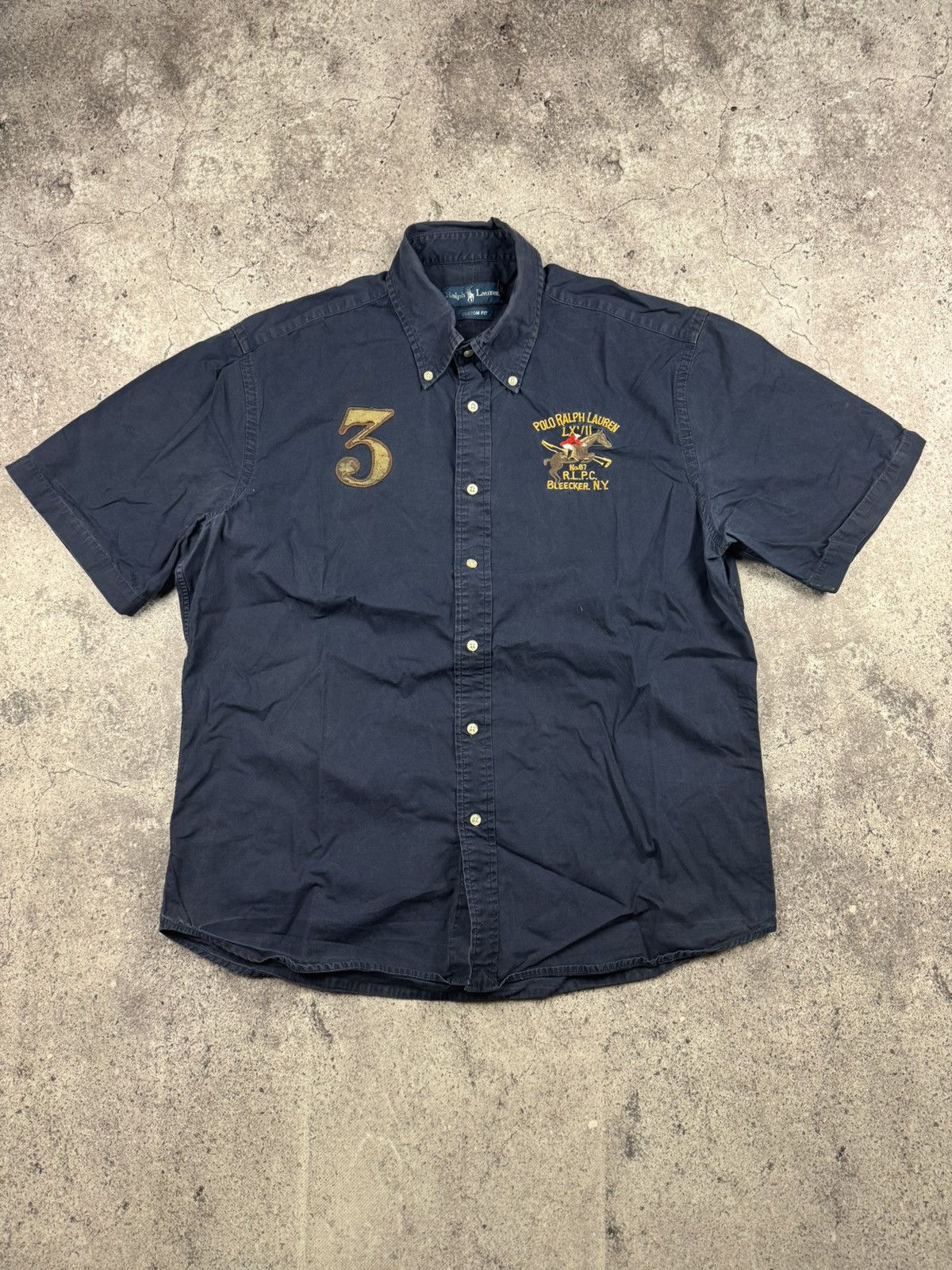 Polo Ralph Lauren Polo Ralph Lauren Bleecker NY Big Logo Casual Shirt ButtonUp Size US L / EU 52-54 / 3 - 1 Thumbnail