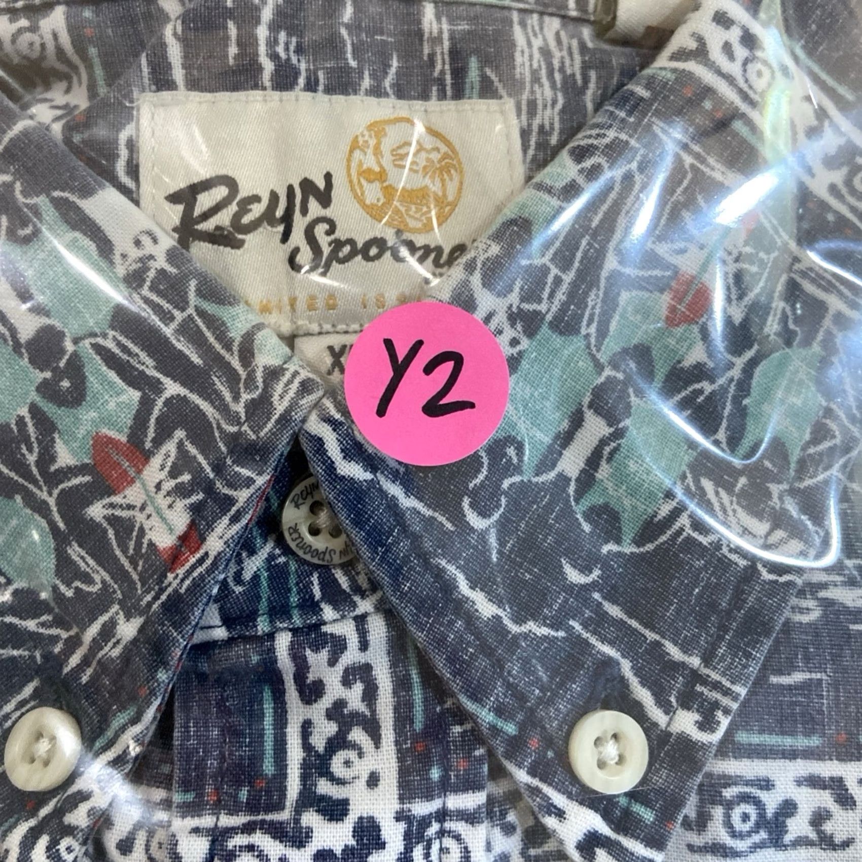 Reyn Spooner VINTAGE Reyn Spooner Beach Fire Marine Lifeguard Blue Pullover Button Aloha Top XL Shirt Mens Short Sleeve Button-Up Collared Beach 90s Size US XL / EU 56 / 4 - 6 Thumbnail