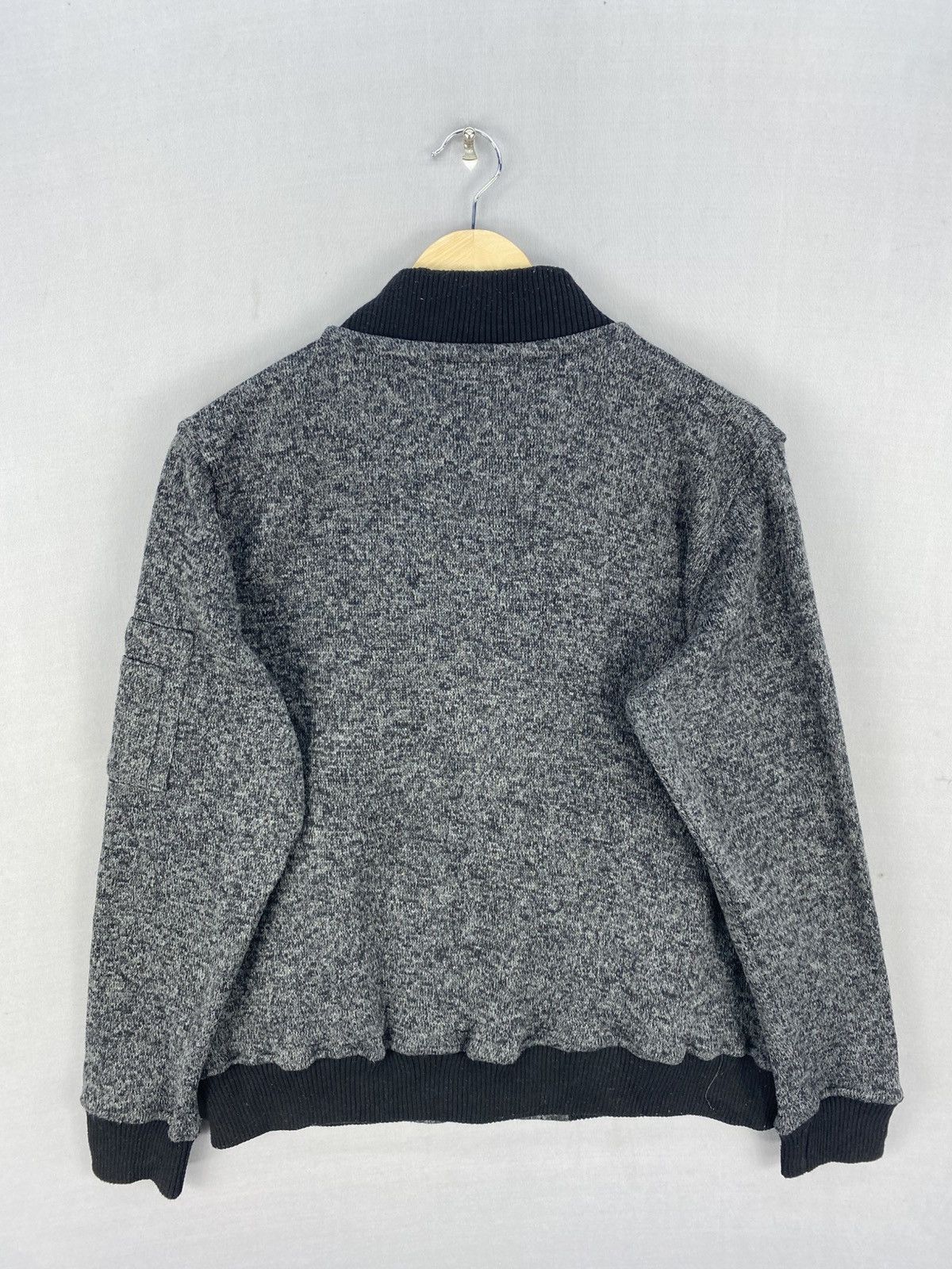 Plus One Clothing Vintage Y2K Plus One Knitwear Bomber Zipper Jacket Size US S / EU 44-46 / 1 - 4 Thumbnail