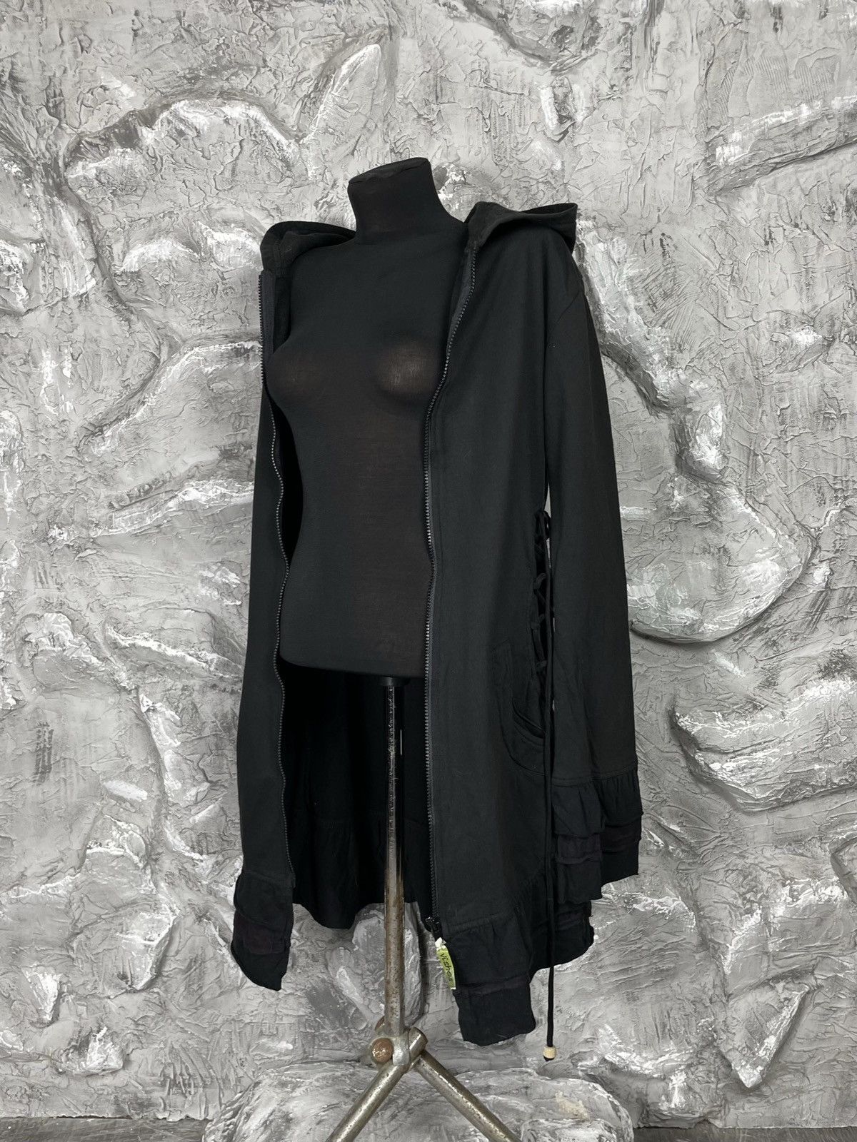 14th Addiction 2000s Y2K Gothic Elf Bandage Zip Dress IfSixWasNine Style Size M / US 6-8 / IT 42-44 - 4 Thumbnail