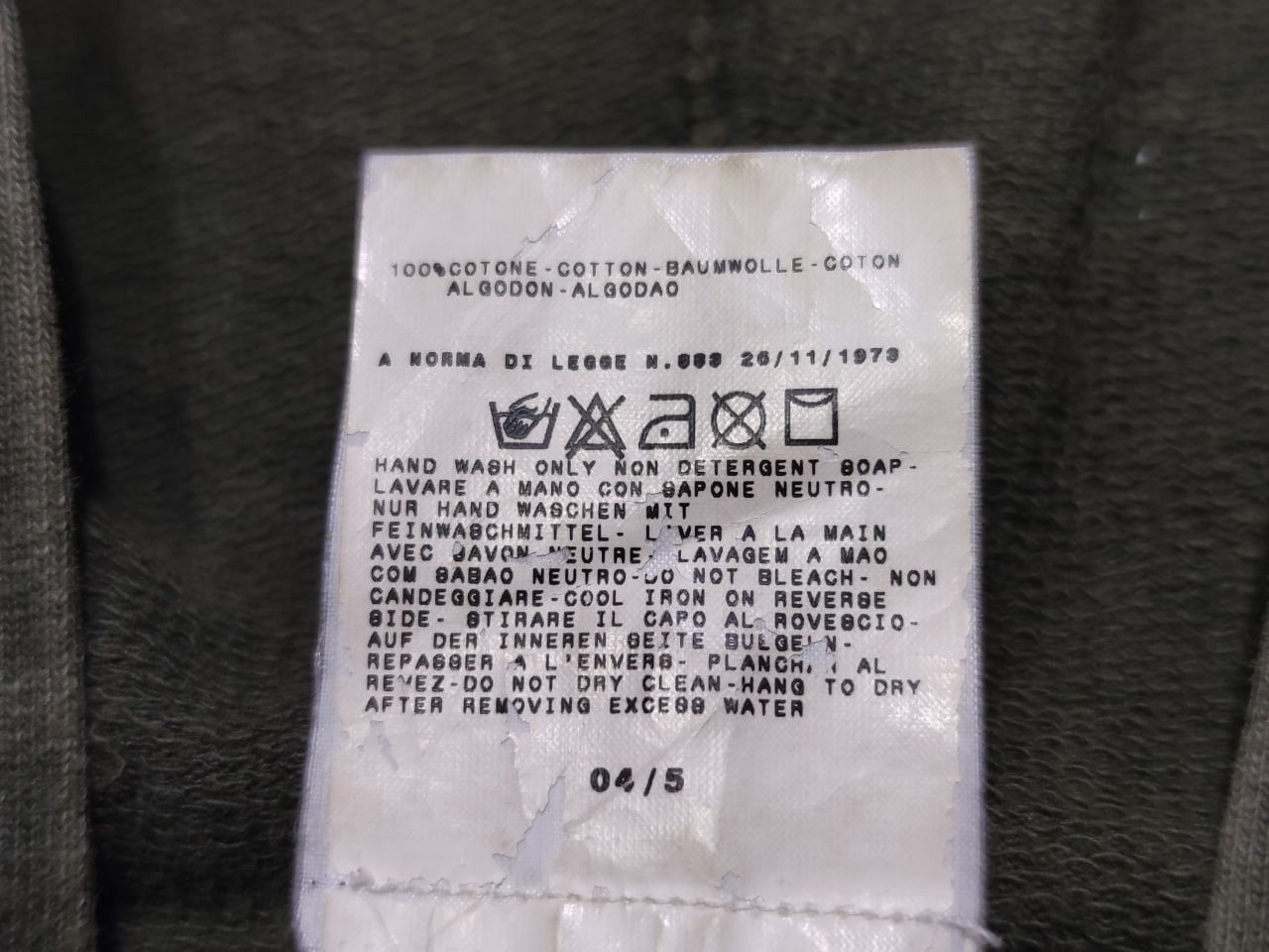 Dolce & Gabbana Vintage 1973 Year Dolce & Gabbana Hoodie Gonna Drive You Size US L / EU 52-54 / 3 - 11 Thumbnail