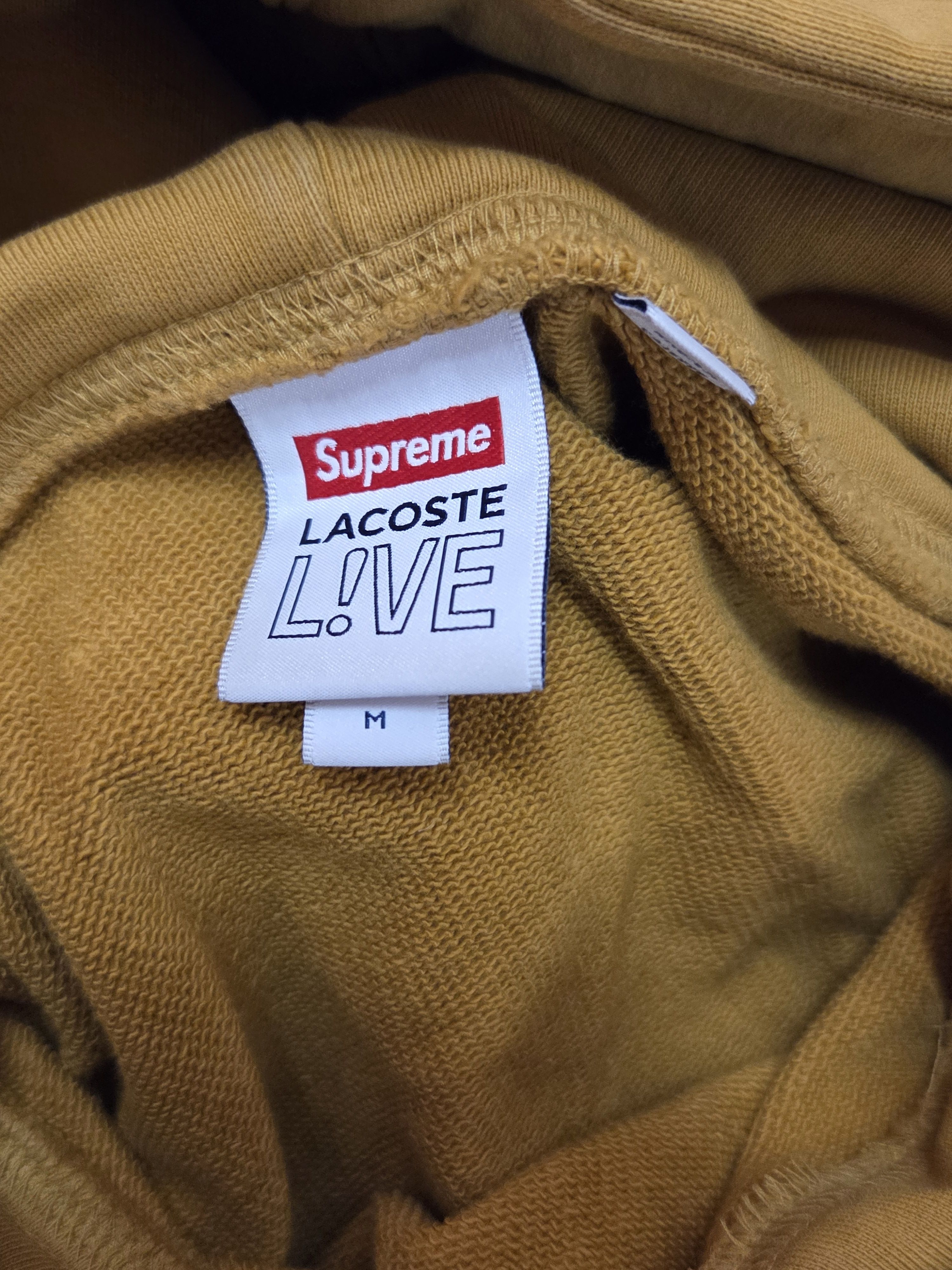 Supreme Supreme LACOSTE Logo Panel Hooded Sweatshirt Size US M / EU 48-50 / 2 - 3 Thumbnail