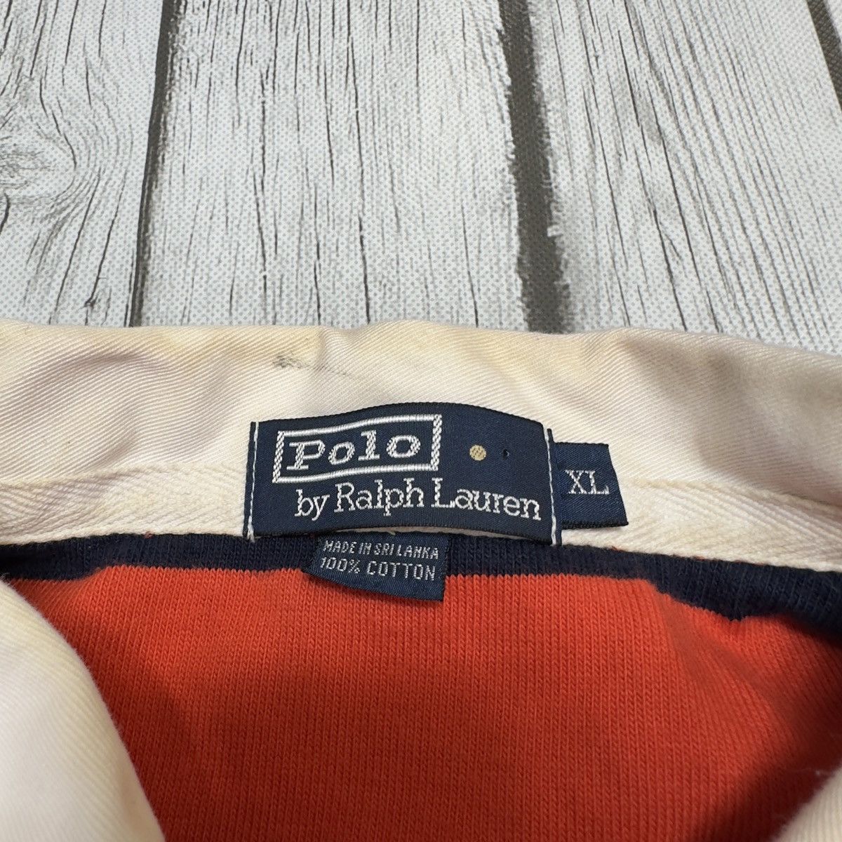 Polo Ralph Lauren × Vintage Vintage Polo long sleeve rugby shirt Size US XL / EU 56 / 4 - 5 Thumbnail