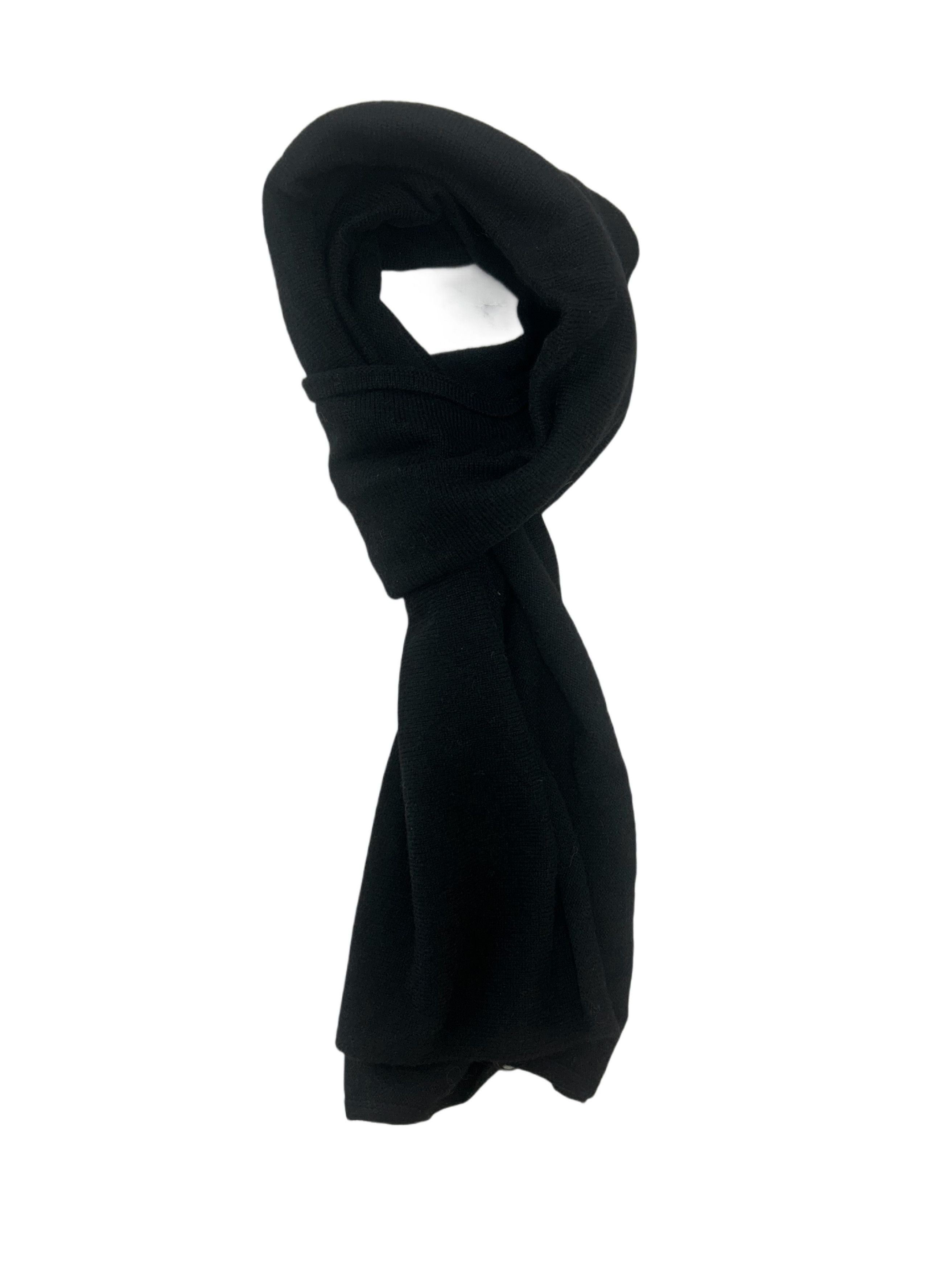 Dior Dior Homme Black Wool Scarf Size ONE SIZE - 2 Thumbnail