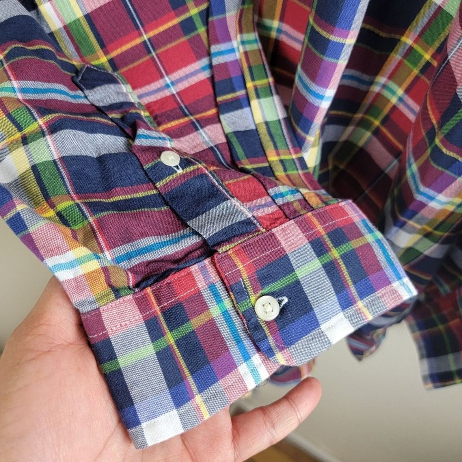 Polo Ralph Lauren Polo Ralph Lauren Classic Fit Plaid Cotton Button Down Shirt Size US XXL / EU 58 / 5 - 8 Thumbnail