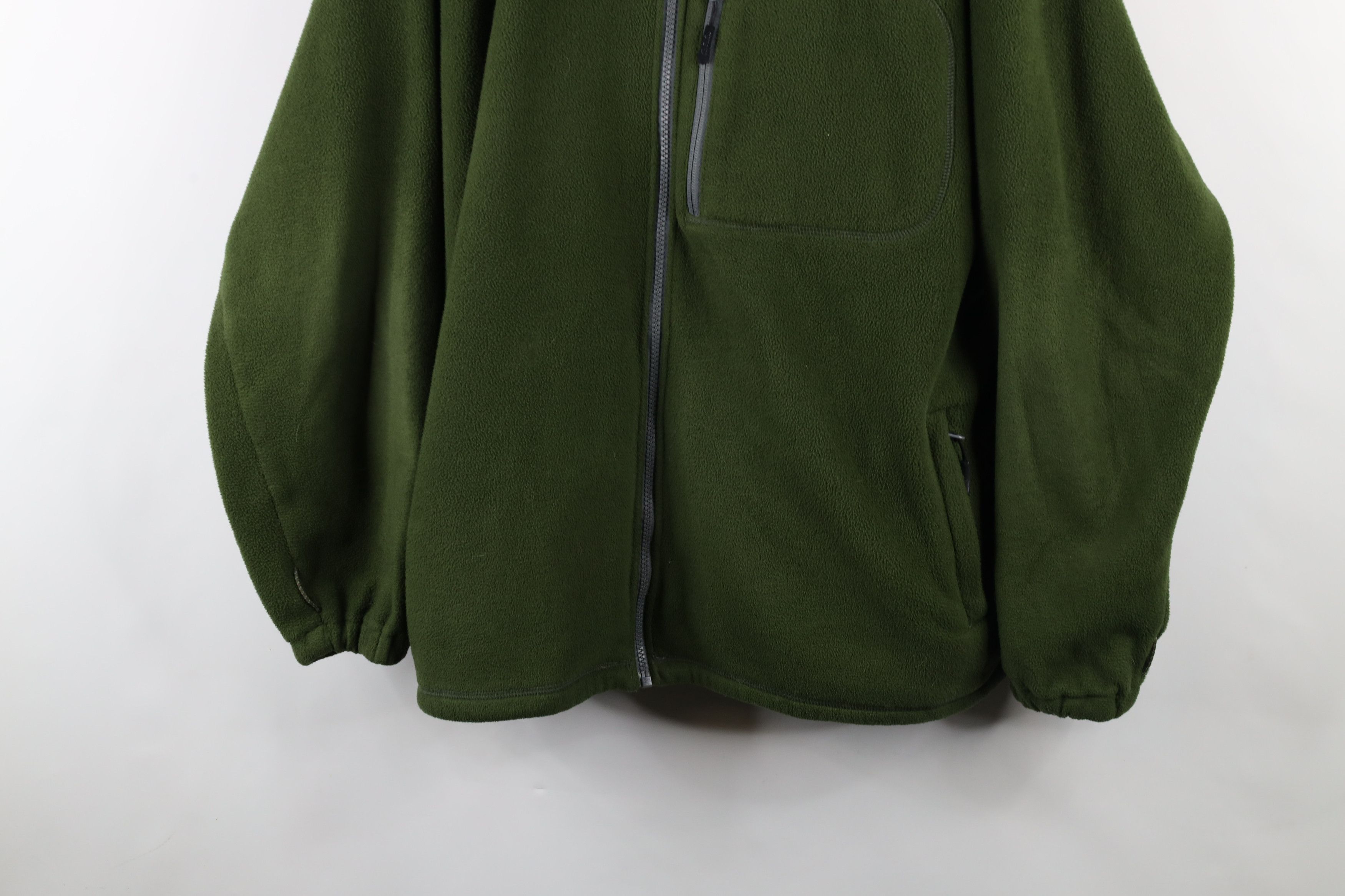 Cabelas × Vintage Vintage Cabelas Polartec Fleece Full Zip Jacket Green Size US XXL / EU 58 / 5 - 3 Thumbnail