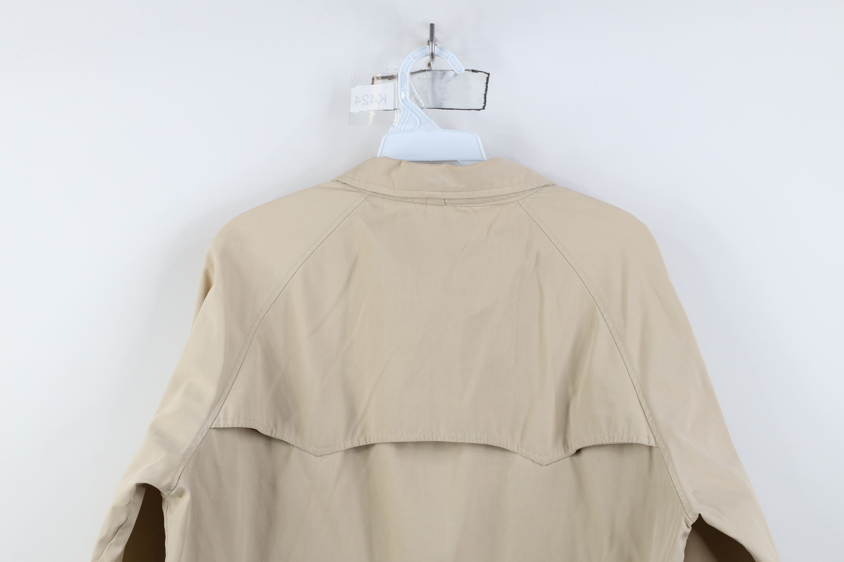 Vintage Vintage 70s Streetwear Cafe Racer Bomber Jacket Khaki Tan Size US M / EU 48-50 / 2 - 15 Thumbnail