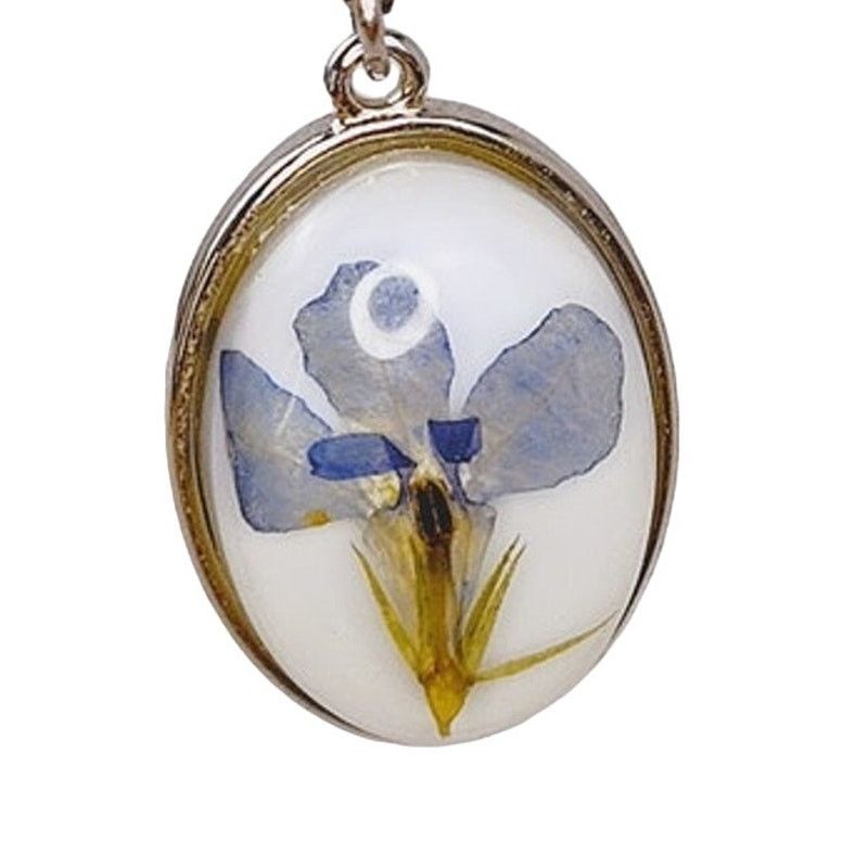 Disney Disney Cinderella Pressed Flower Necklace w Slipper RARE Size ONE SIZE - 1 Thumbnail