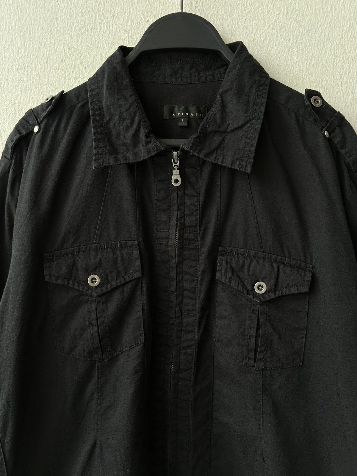 If Six Was Nine All Black Bondage Punk Jacket Size US L / EU 52-54 / 3 - 5 Thumbnail