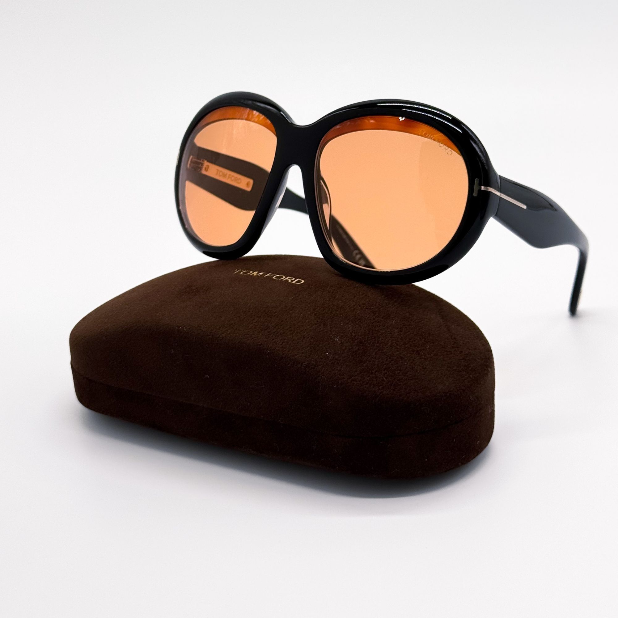 Tom Ford NEW TOM FORD SUNGLASSES TOM FORD ANGELICA FT1193 01E BLACK Size ONE SIZE - 1 Thumbnail