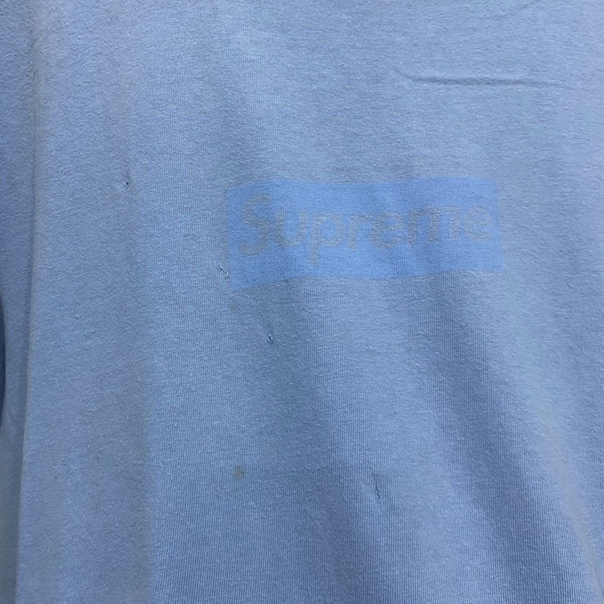 Supreme Supreme Tonal Box Logo Tee Light Blue Archive Size US L / EU 52-54 / 3 - 7 Thumbnail