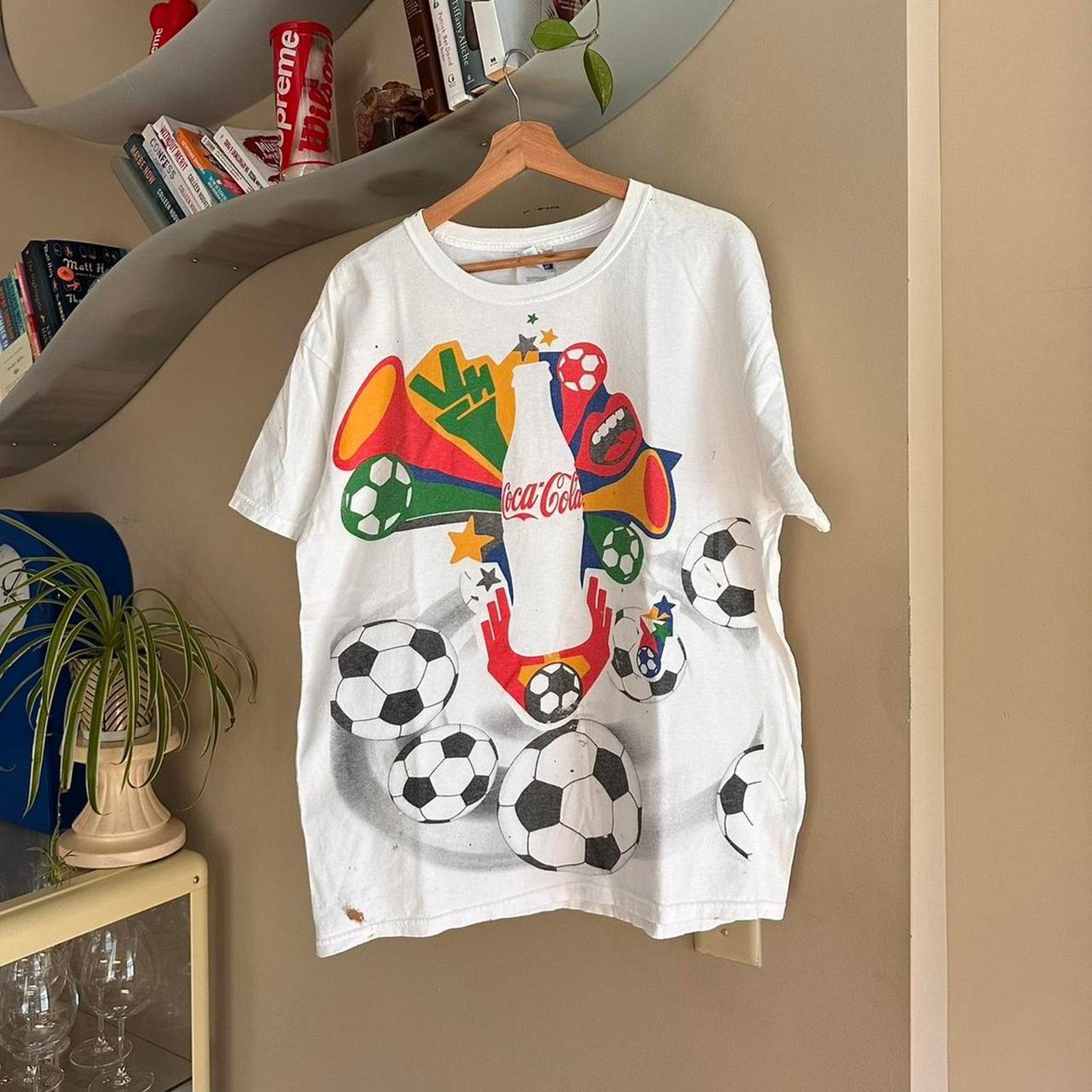 Hanes × Vintage Vintage 2010 World Cup Shirt Size US L / EU 52-54 / 3 - 1 Thumbnail