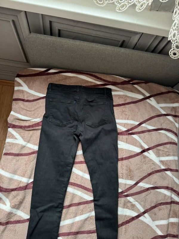Acne Studios Acne Studios "Skin 5" Washed Black Skinny Jeans Size 28" / US 6 / IT 42 - 3 Thumbnail