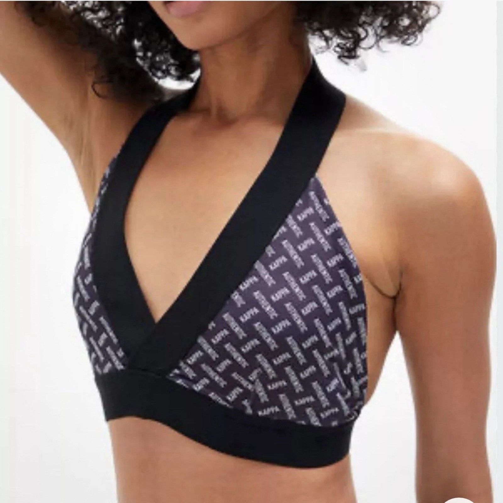 Kappa Kappa Authentic Black Halter Top Bra Bralette Sz Small New Size S / US 4 / IT 40 - 6 Thumbnail