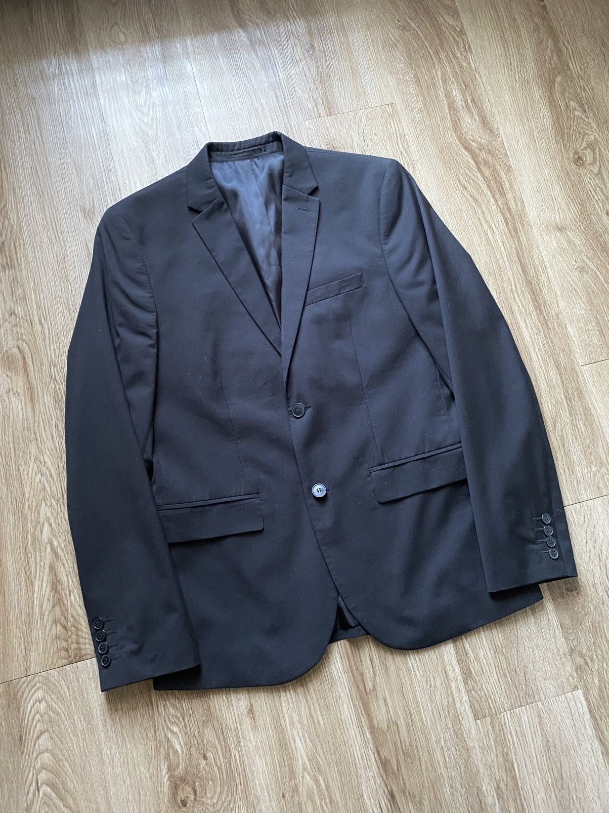 Vintage Vintage Black Blazer Sport Coat 38R Size 38R - 4 Thumbnail