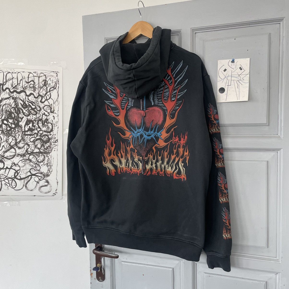 Allsaints Vintage Allsaits Big Logo Hoodie Style y2k Size US M / EU 48-50 / 2 - 2 Thumbnail