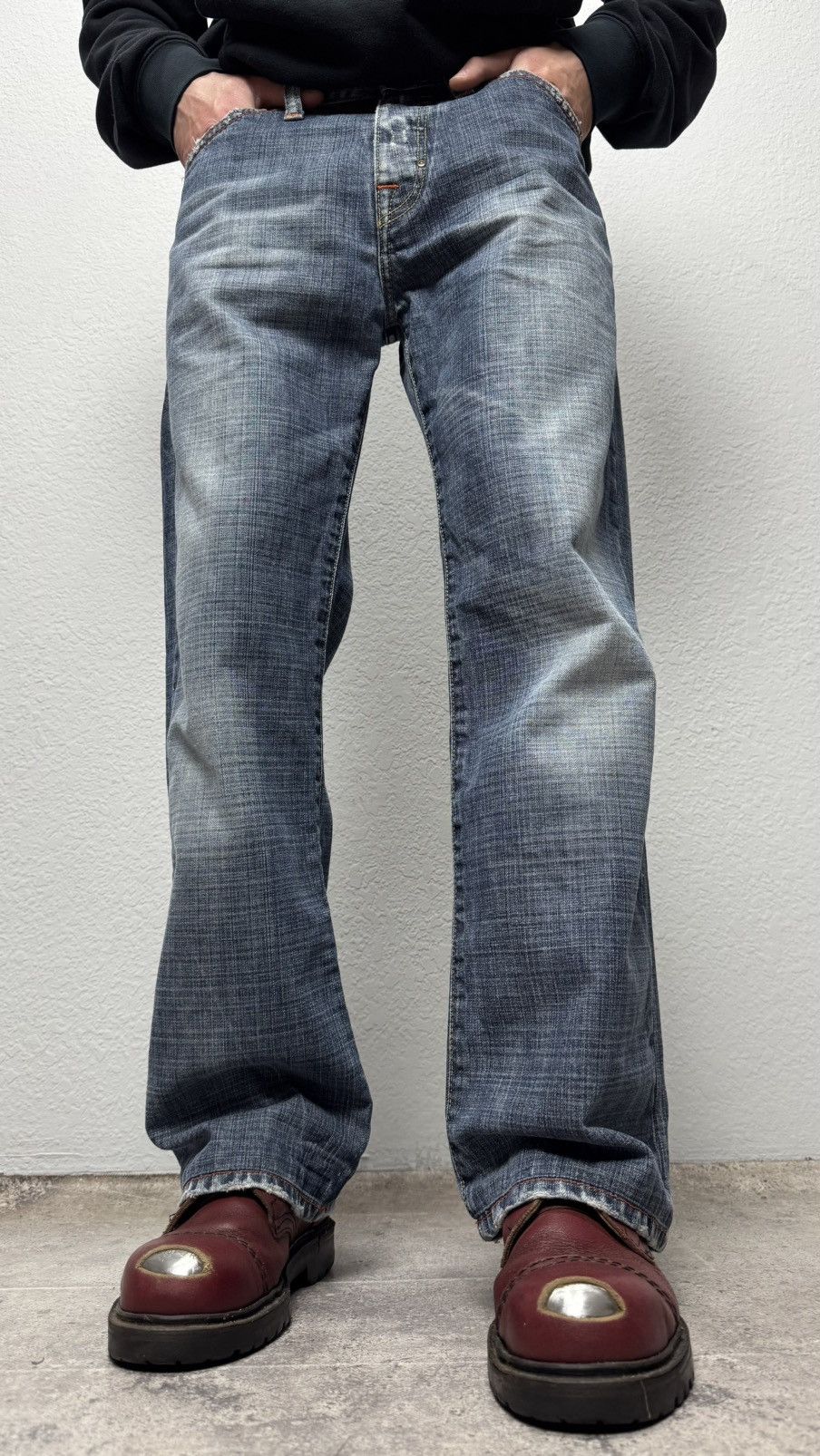 G-Star Vintage G Star Raw Pants Y2K Baggy Cargo Jeans Distressed Size US 30 / EU 46 - 4 Thumbnail
