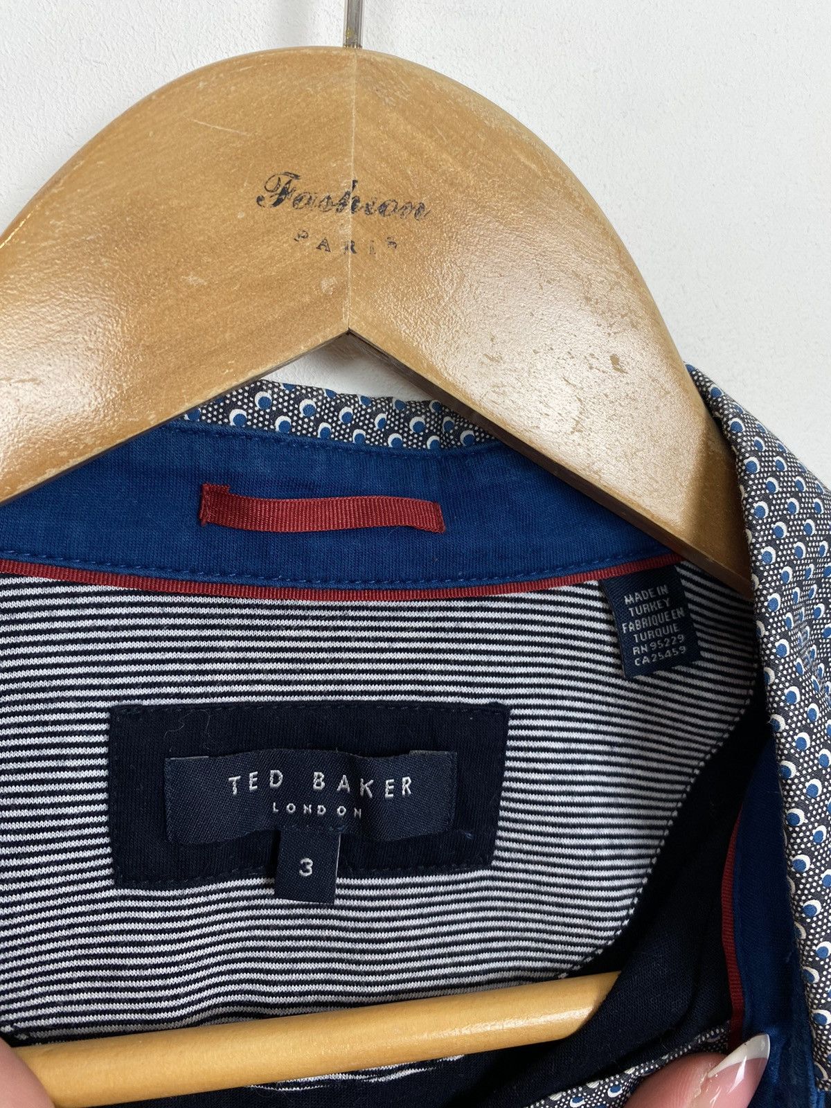 Ted Baker Ted Baker London Polo Shirt Men’s Size 3 Medium Top Blue Size US M / EU 48-50 / 2 - 5 Thumbnail
