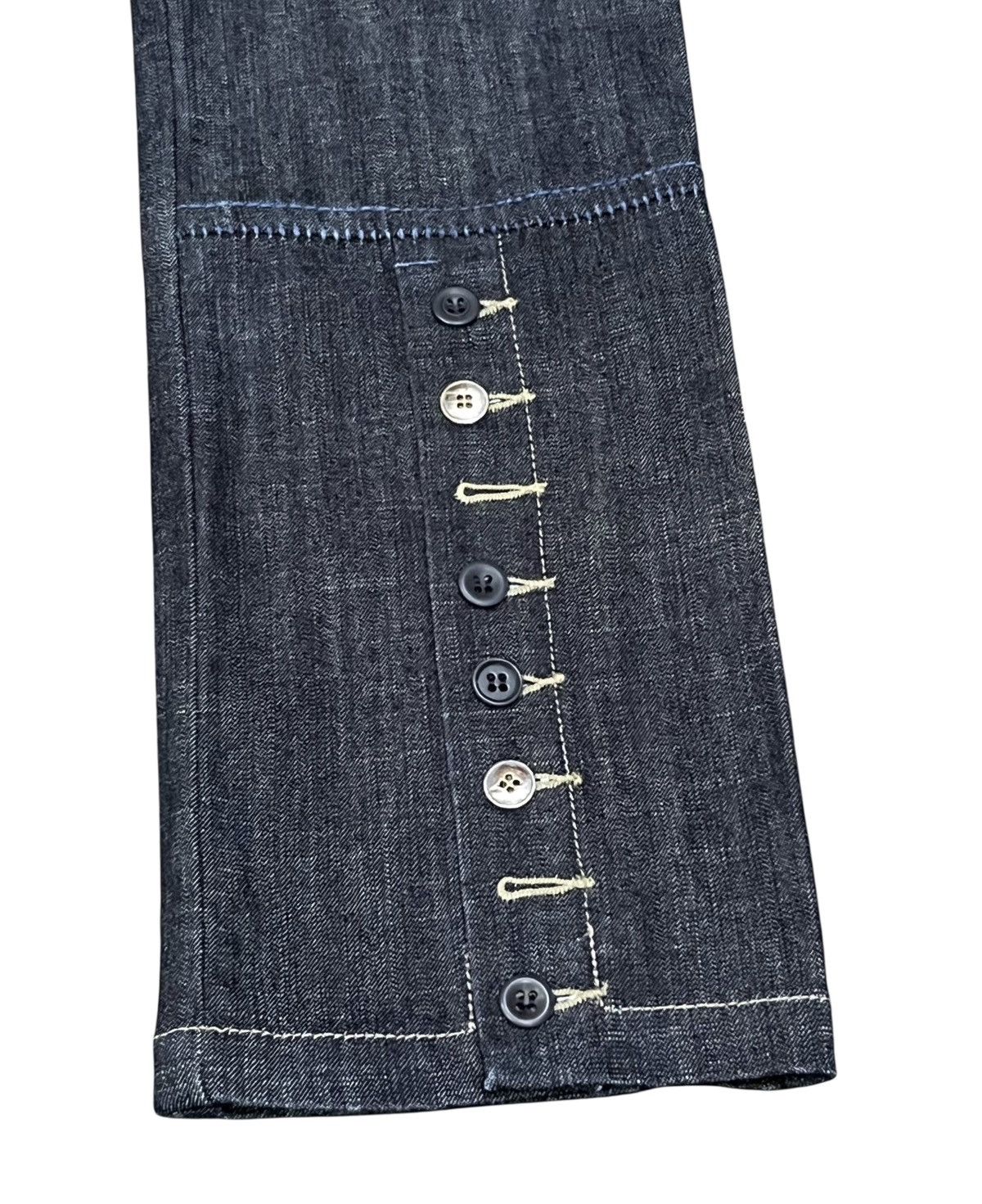 Marithe + Francois Girbaud × Vintage 🔥Vintage MARITHE FRANCOIS GIRBAUD Buttons Leg Straight Fit Size 28" / US 6 / IT 42 - 10 Thumbnail