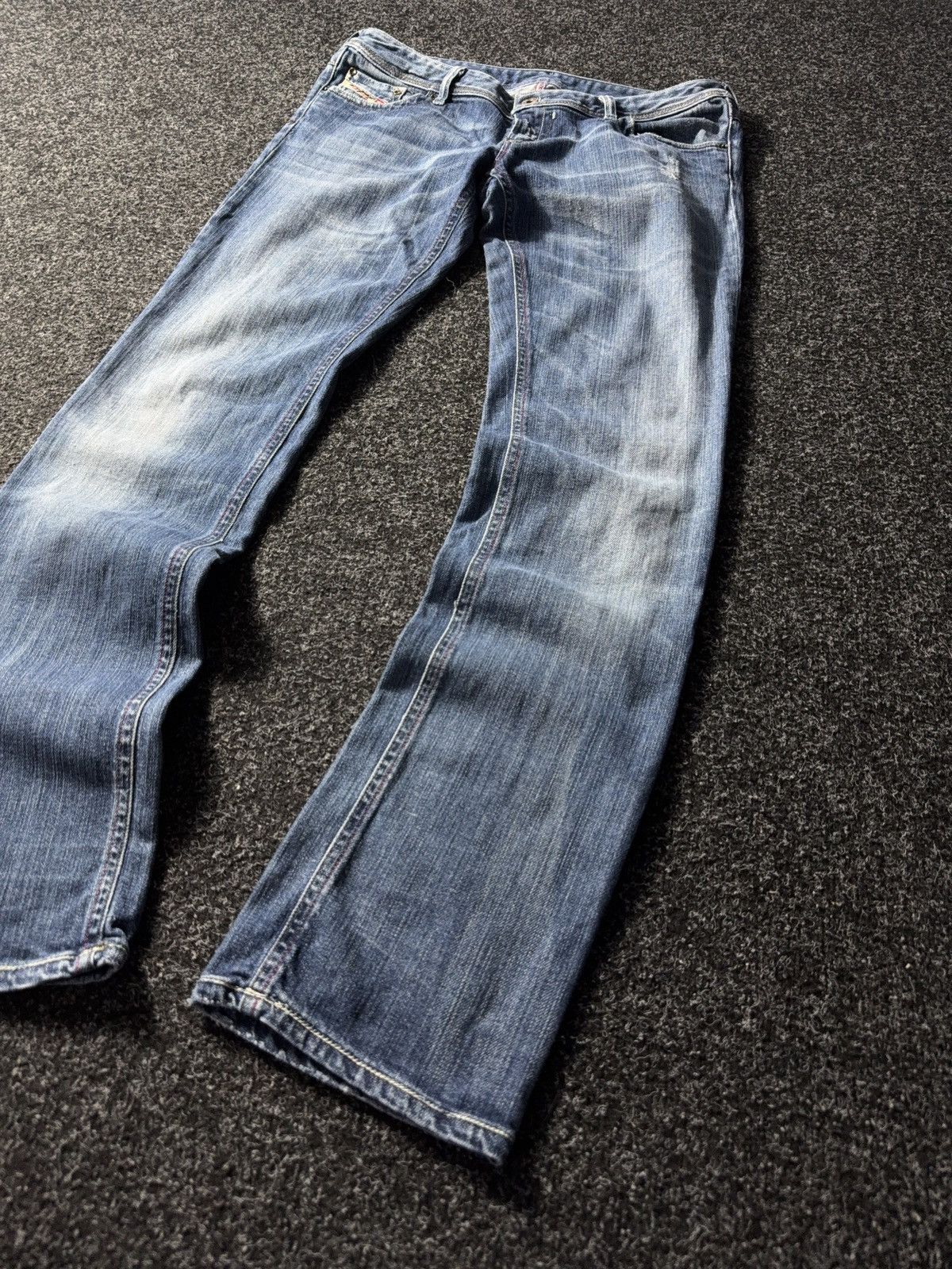Diesel × If Six Was Nine × Vintage Vintage 90s Y2K Diesel Industry Wash Faded Italy Jeans pants Size US 31 - 3 Thumbnail