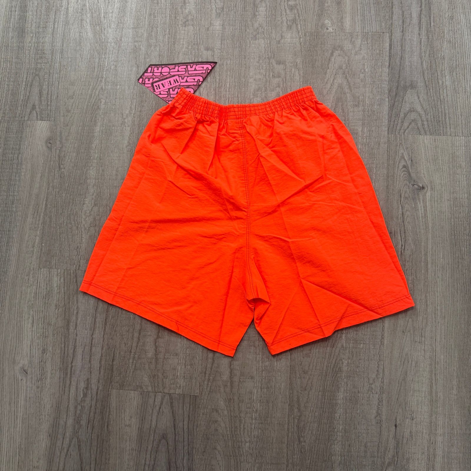 Vintage NEW Vintage USA Sport Surf Shorts Men Small Orange 80s Size US 26 / EU 42 - 7 Thumbnail