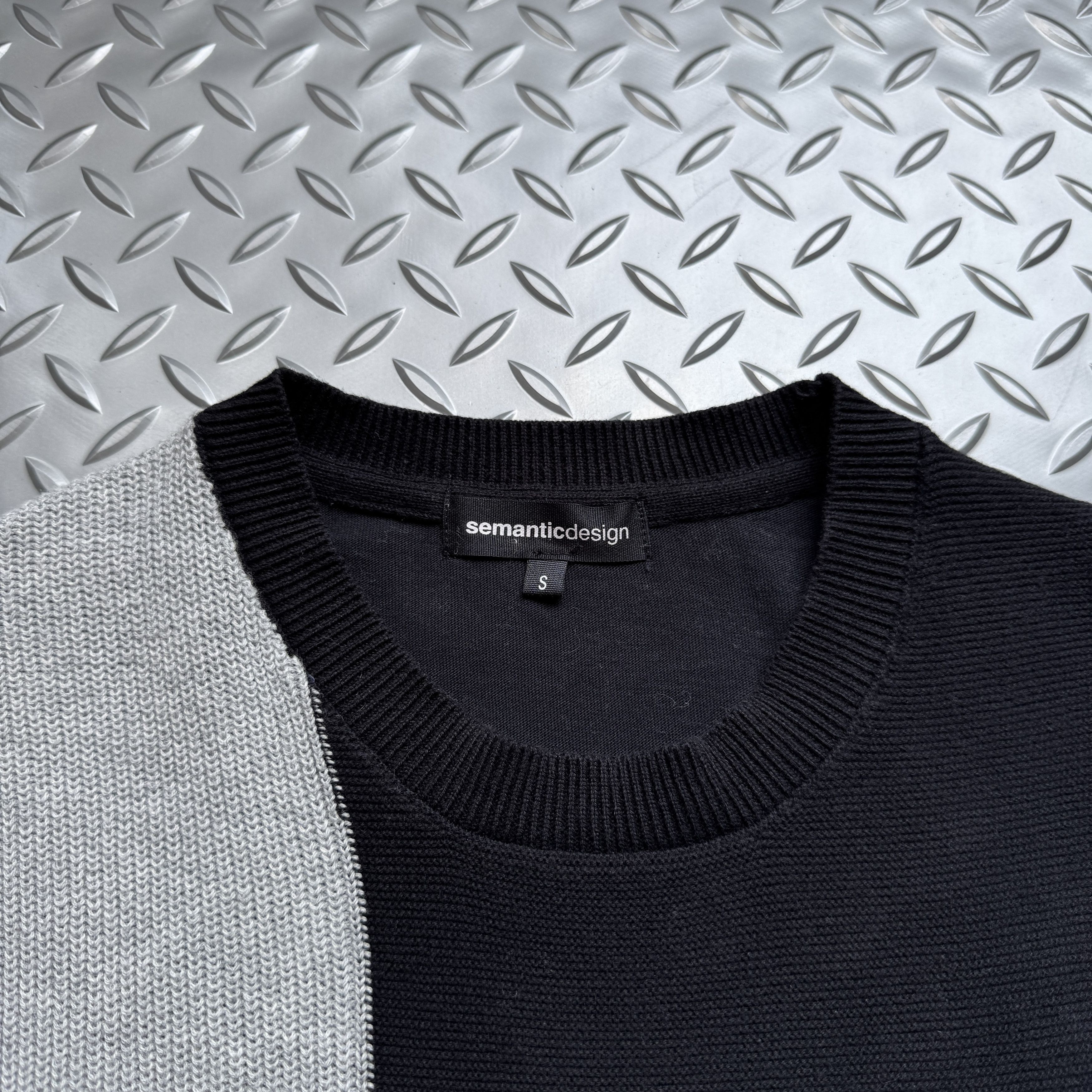 semanticdesign Semanticdesign Knit Panel T-Shirt Size US S / EU 44-46 / 1 - 2 Thumbnail