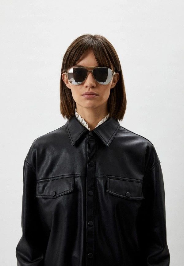 Versace NEW Versace VE2236 1002Z3 Aviator Unisex Sunglasses Size ONE SIZE - 4 Thumbnail