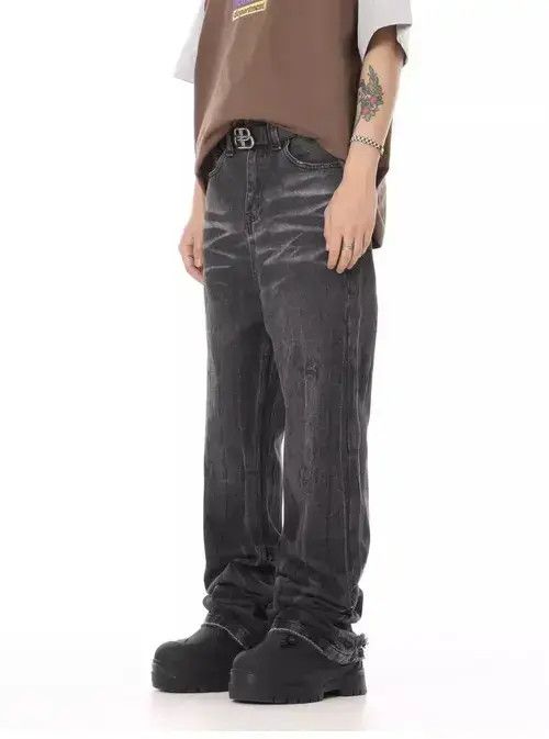 VIBE fade flared grunge washed pants Size US 34 / EU 50 - 3 Thumbnail