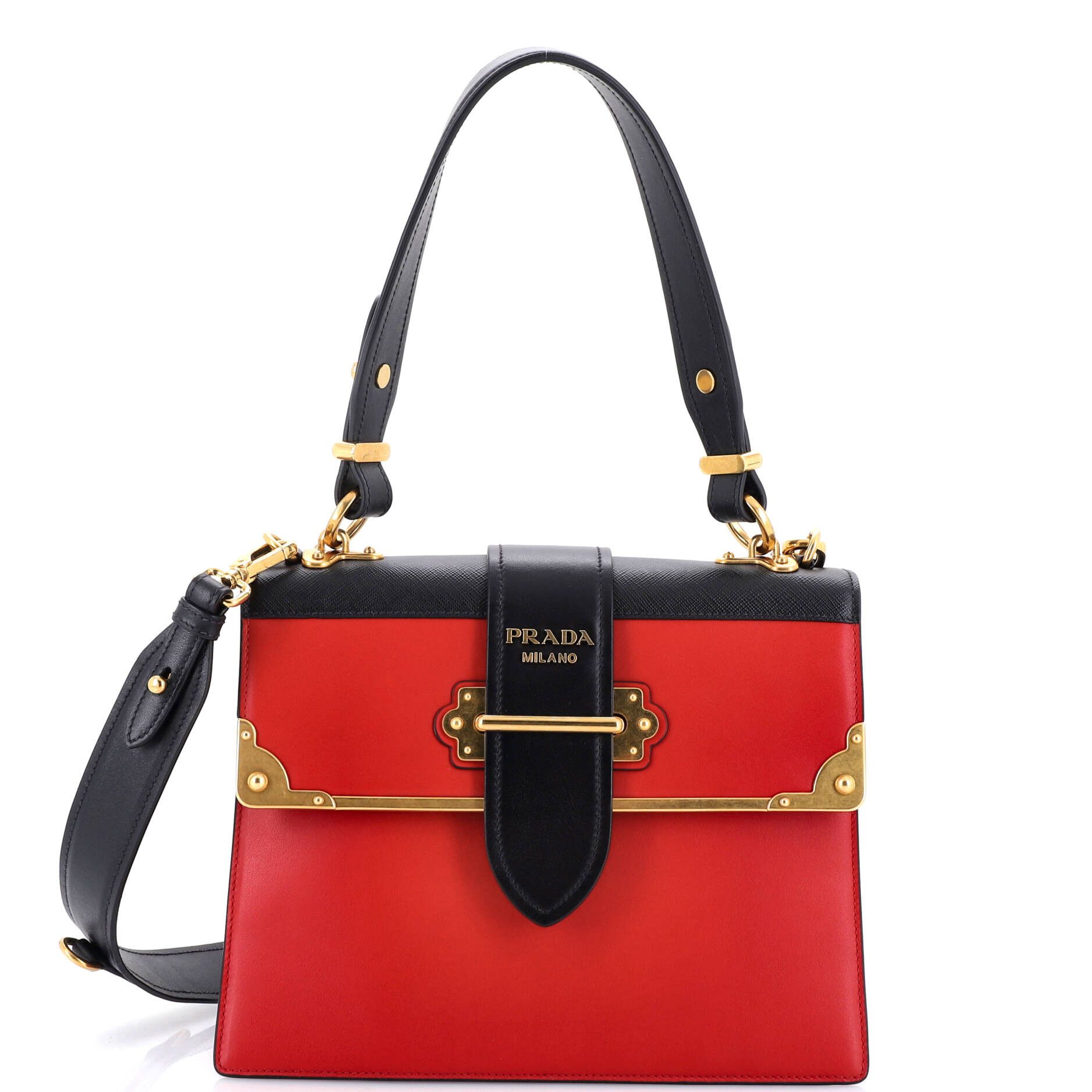Prada Cahier Convertible Shoulder Bag Size ONE SIZE - 1 Thumbnail