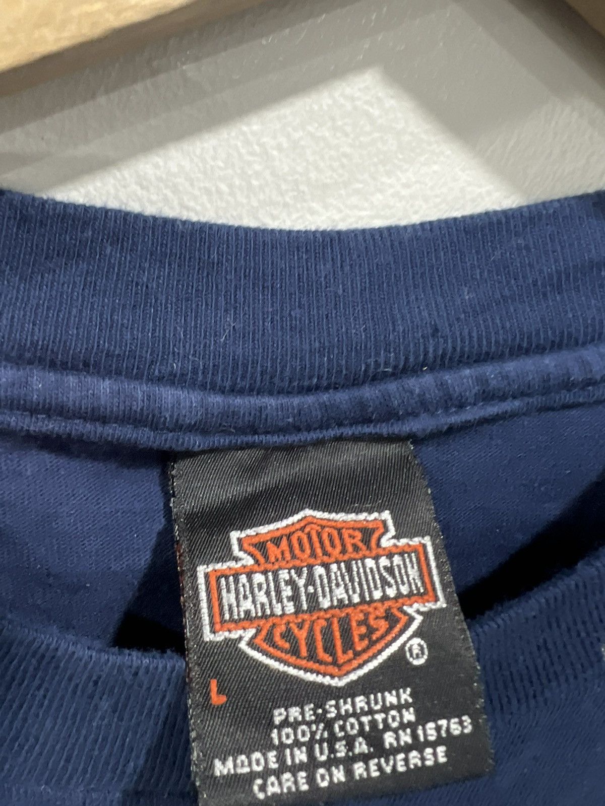 Harley Davidson Vintage Harley Davidson State Rally Tee Shirt eagle Size US L / EU 52-54 / 3 - 3 Thumbnail