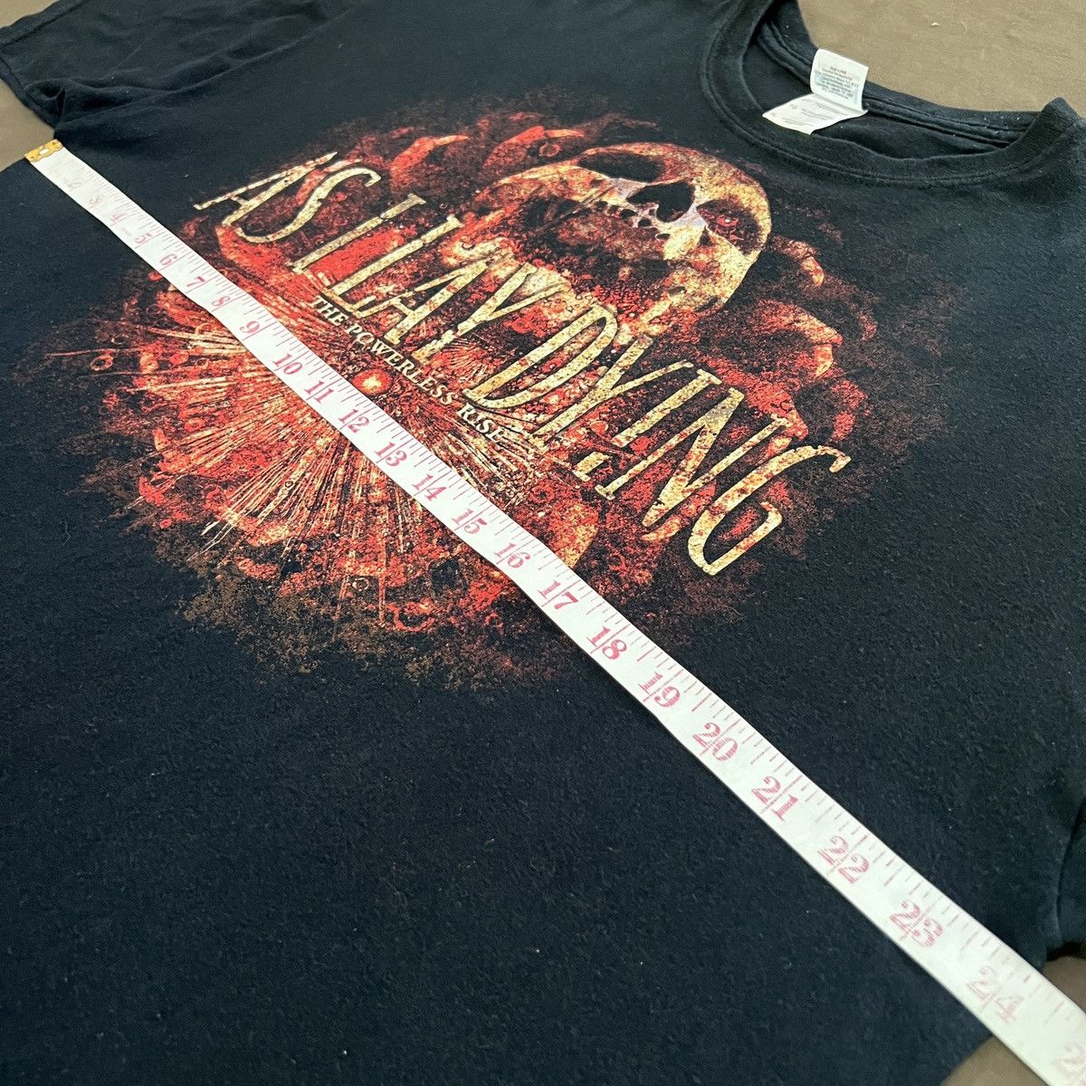 Band Tees × Vintage Vintage Y2K As I Lay Dying Band Metalcore Tee Size US XL / EU 56 / 4 - 8 Thumbnail